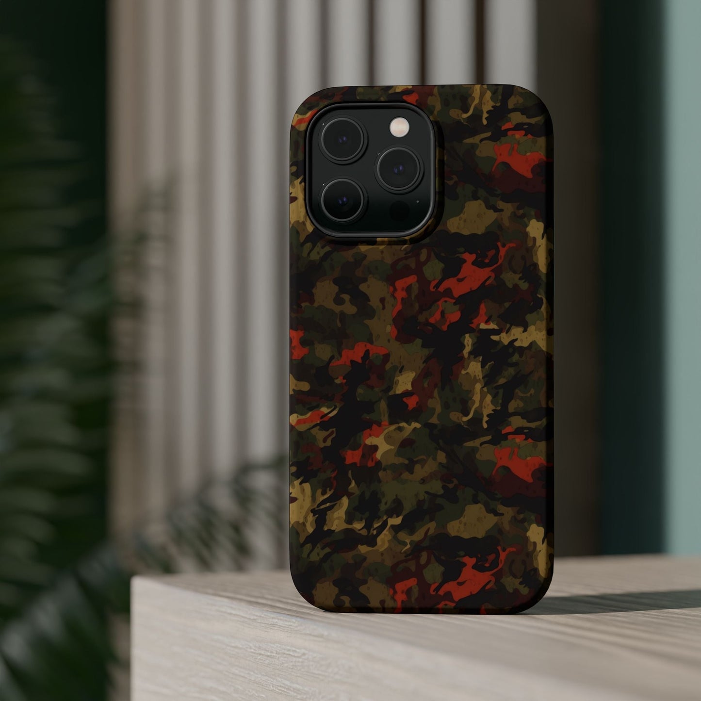 Red Woodland Camo MagSafe Case - BOGO Cases