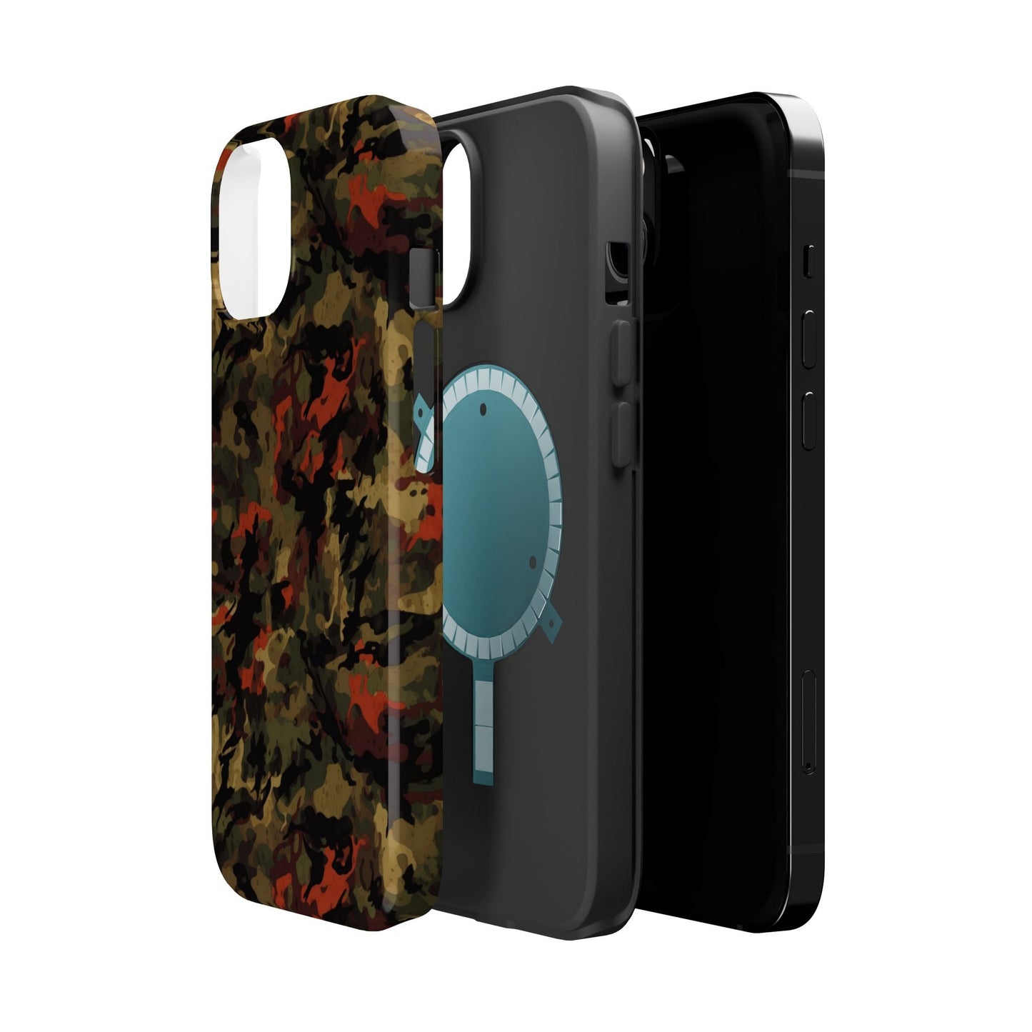 Red Woodland Camo MagSafe Case - BOGO Cases
