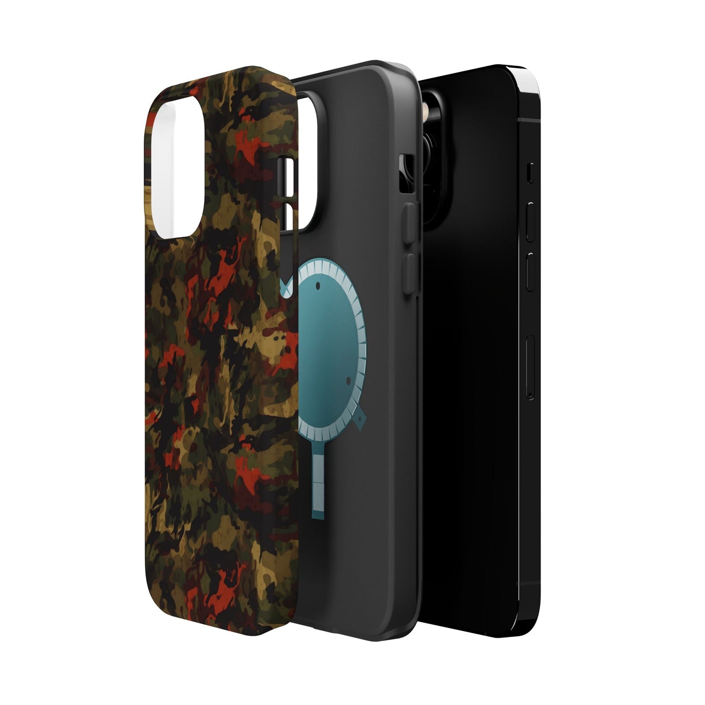 Red Woodland Camo MagSafe Case - BOGO Cases