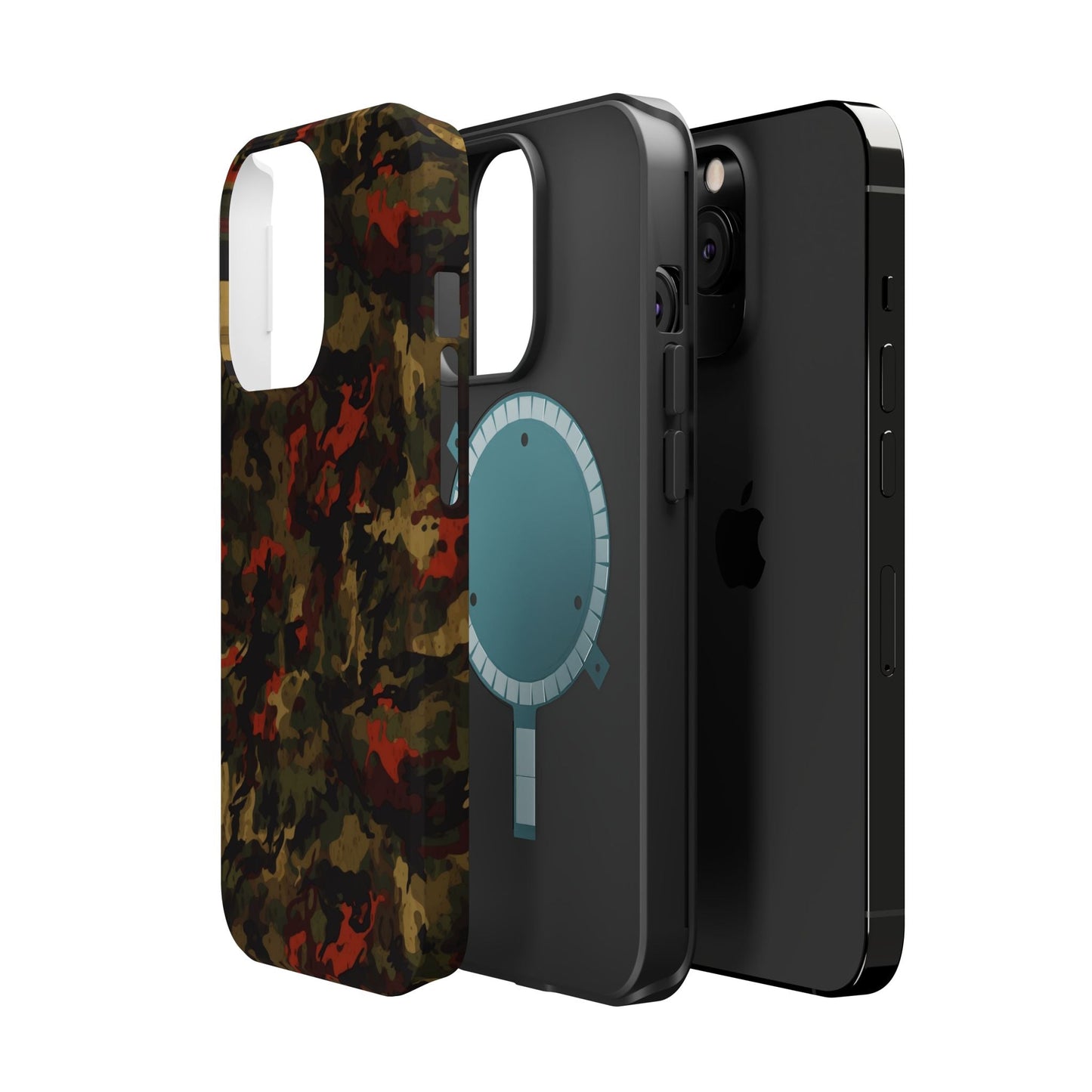 Red Woodland Camo MagSafe Case - BOGO Cases