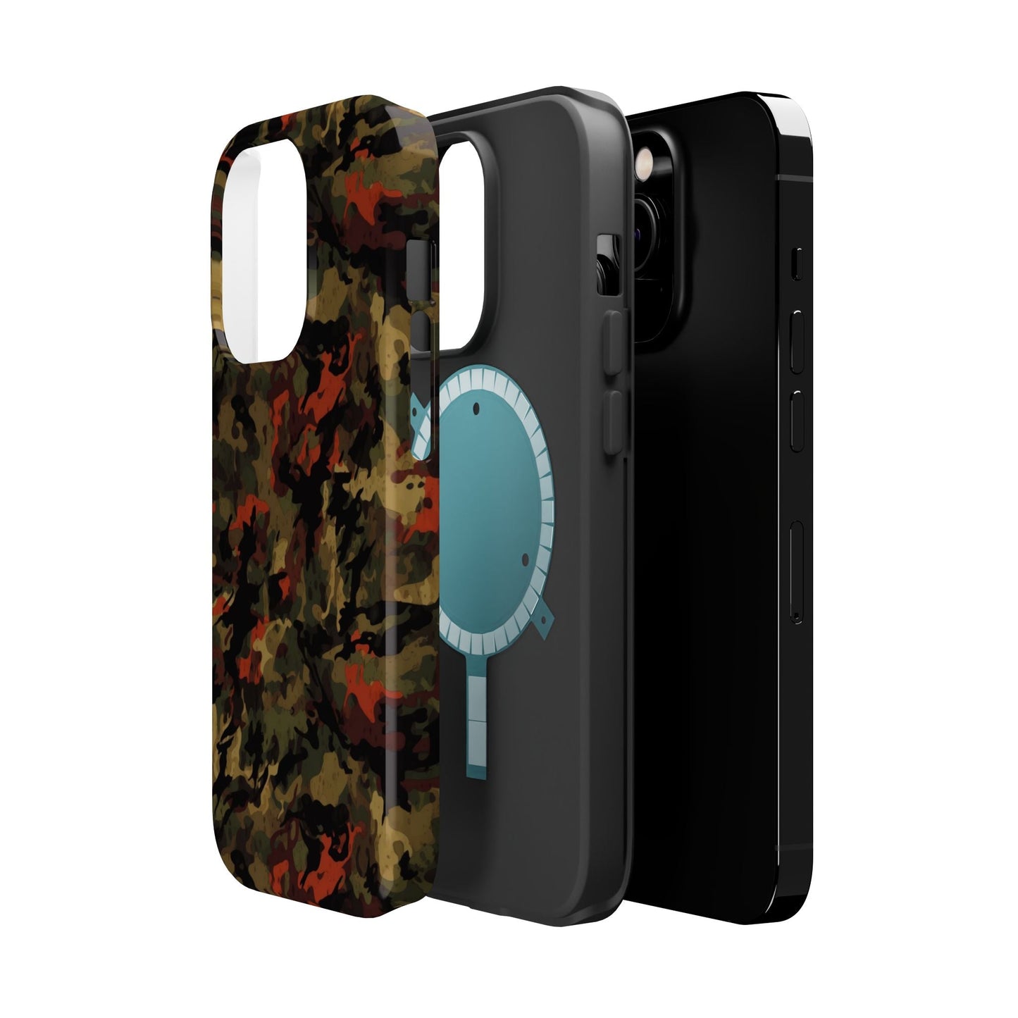 Red Woodland Camo MagSafe Case - BOGO Cases