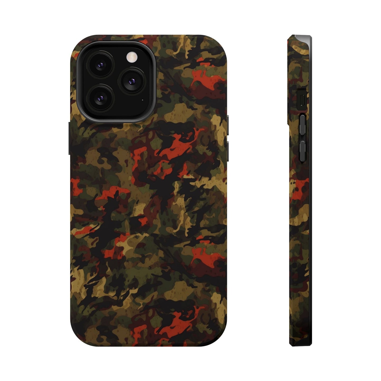 Red Woodland Camo MagSafe Case - BOGO Cases
