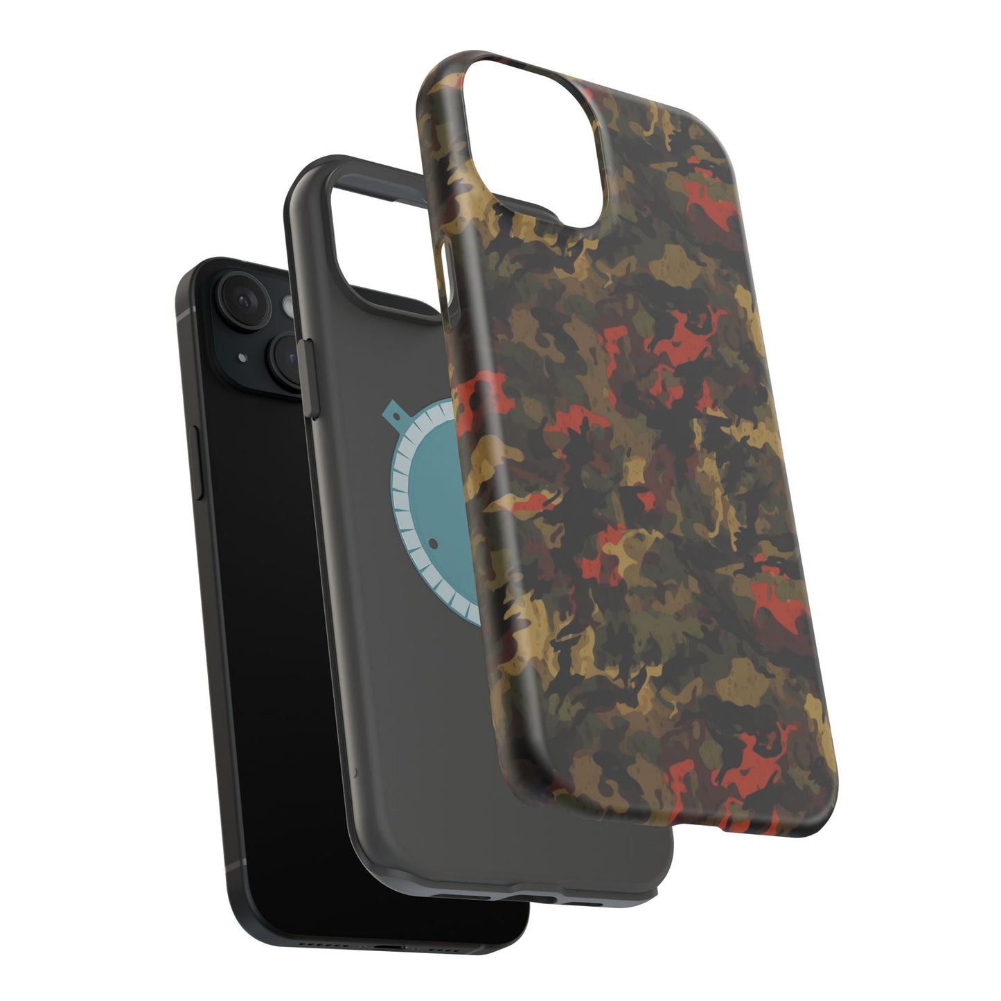 Red Woodland Camo MagSafe Case - BOGO Cases