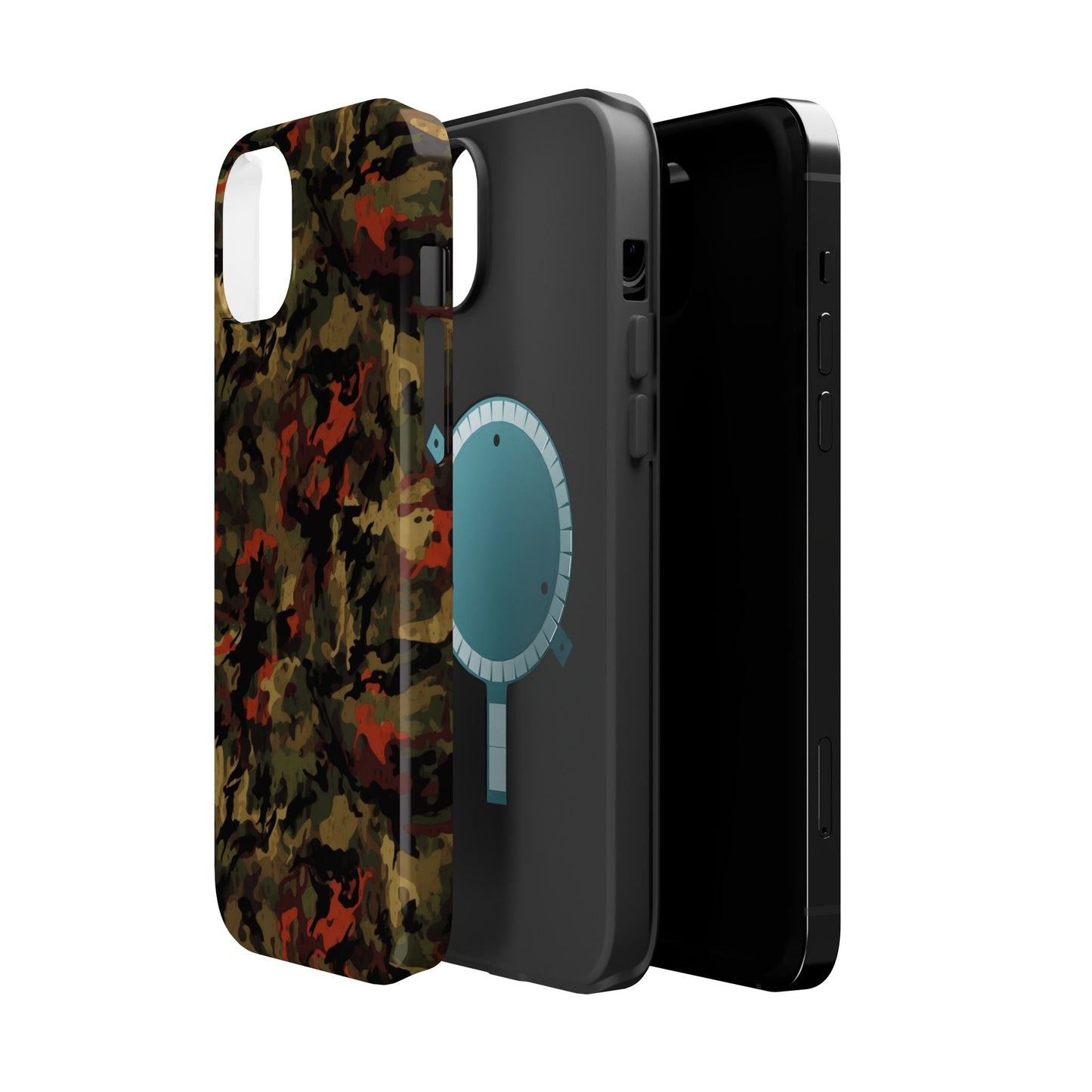 Red Woodland Camo MagSafe Case - BOGO Cases
