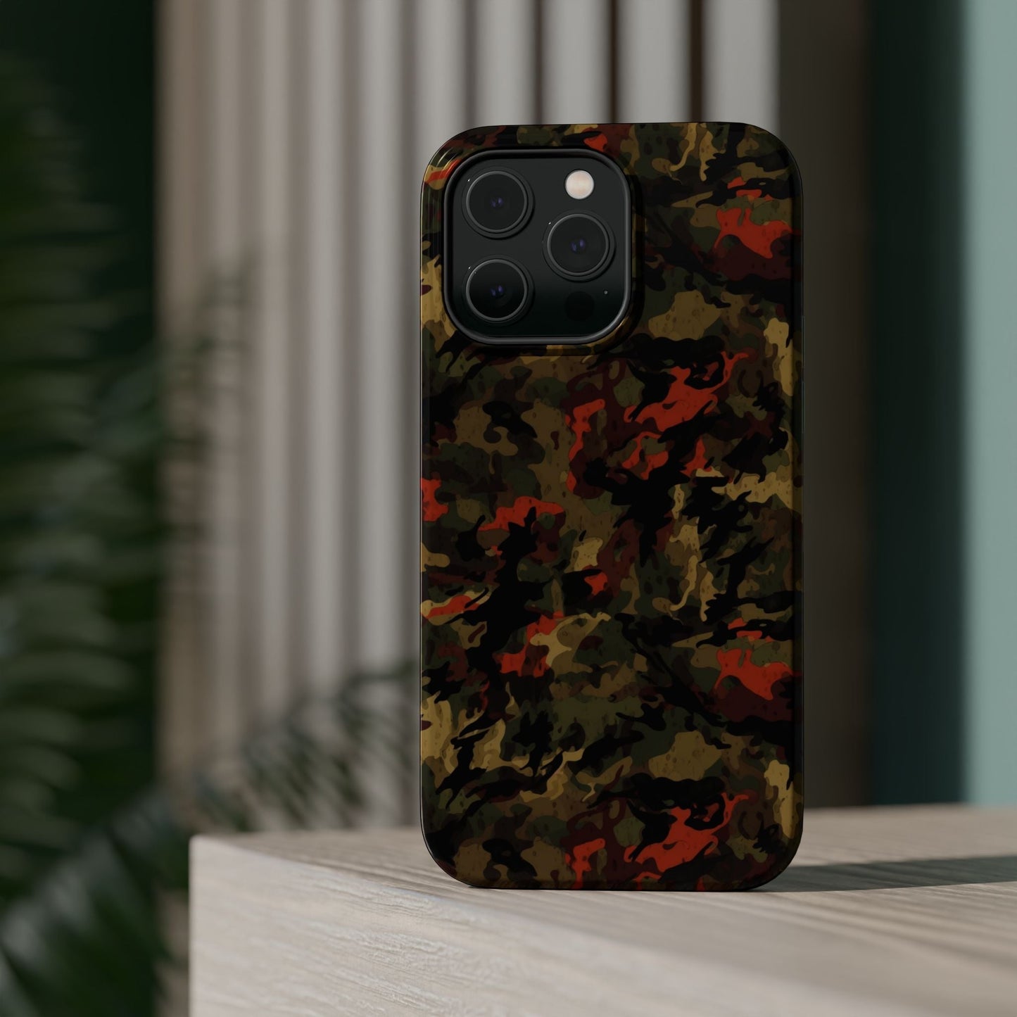 Red Woodland Camo MagSafe Case - BOGO Cases