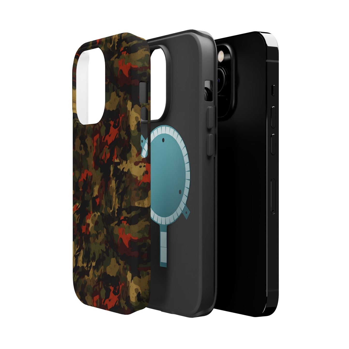 Red Woodland Camo MagSafe Case - BOGO Cases