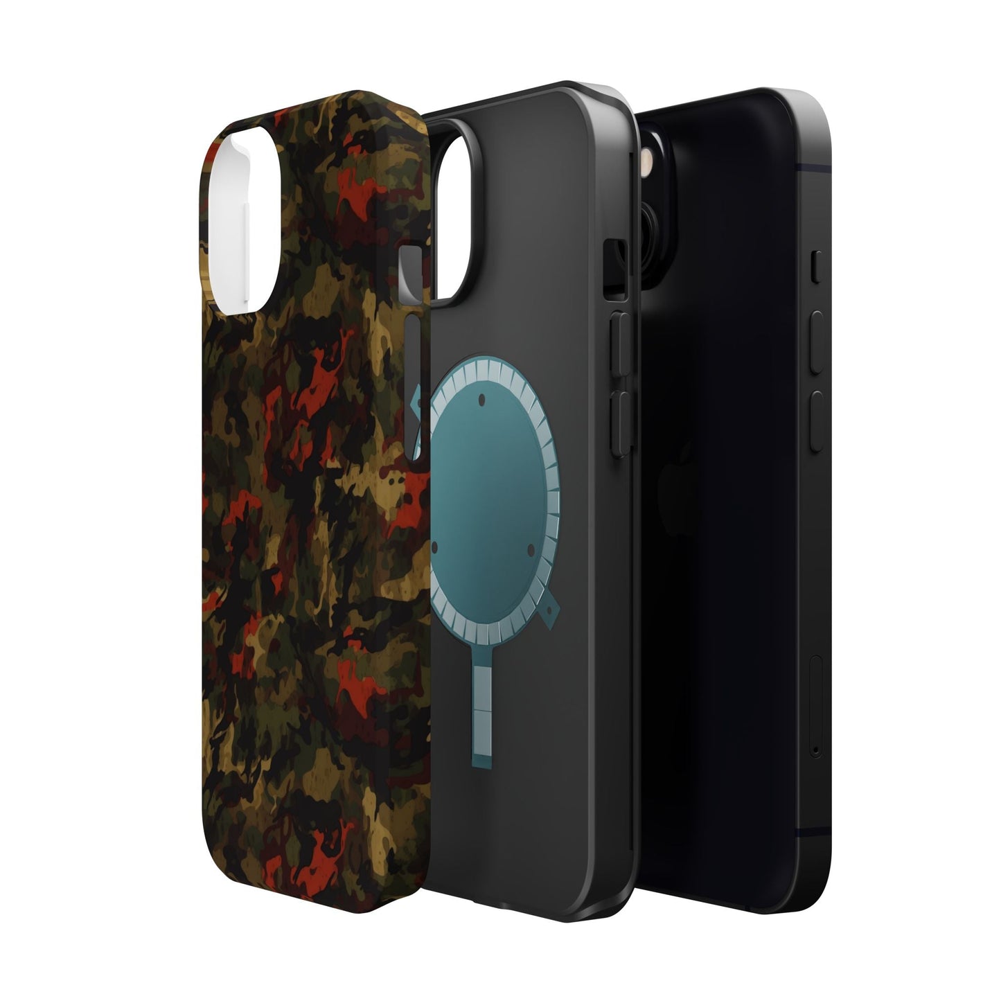 Red Woodland Camo MagSafe Case - BOGO Cases