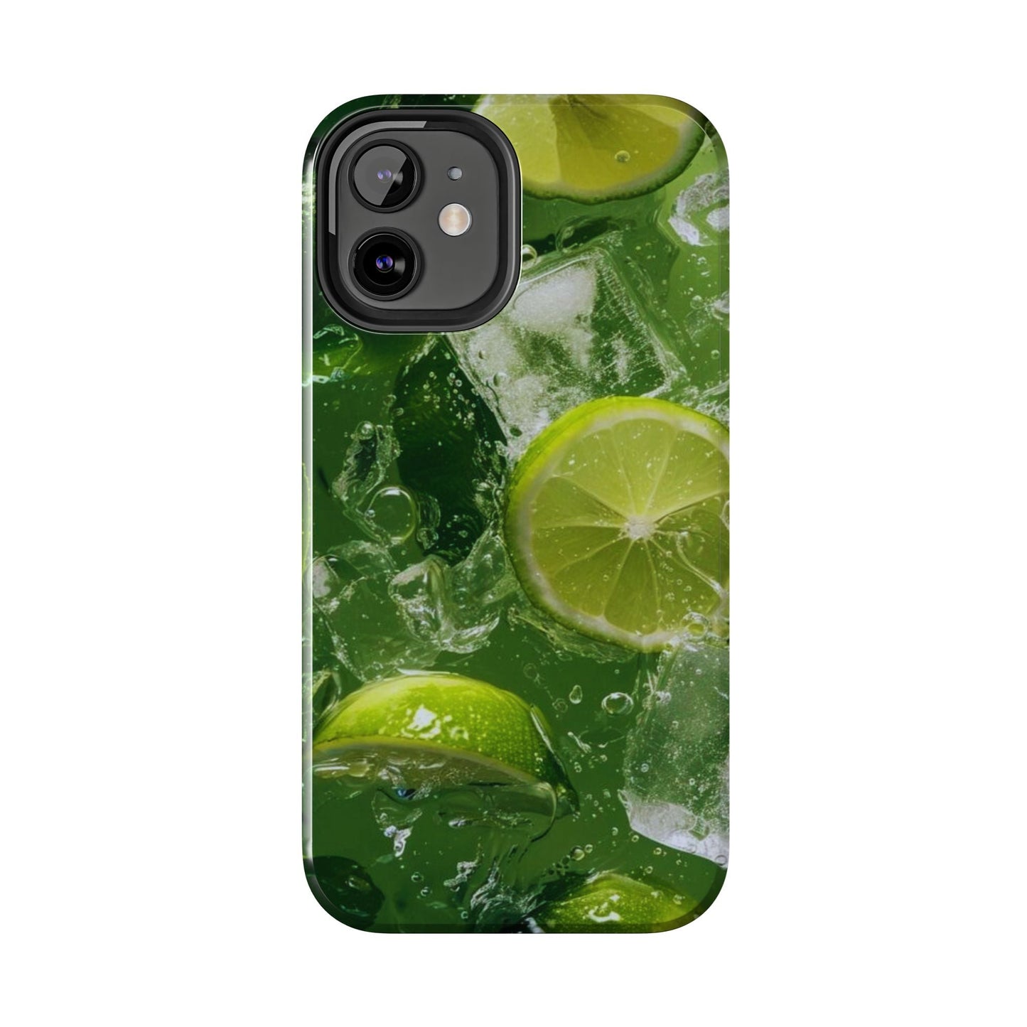 Refreshing Lime Splash iPhone Case – Tough Protection, Vivid Dual - Layer Design - BOGO Cases