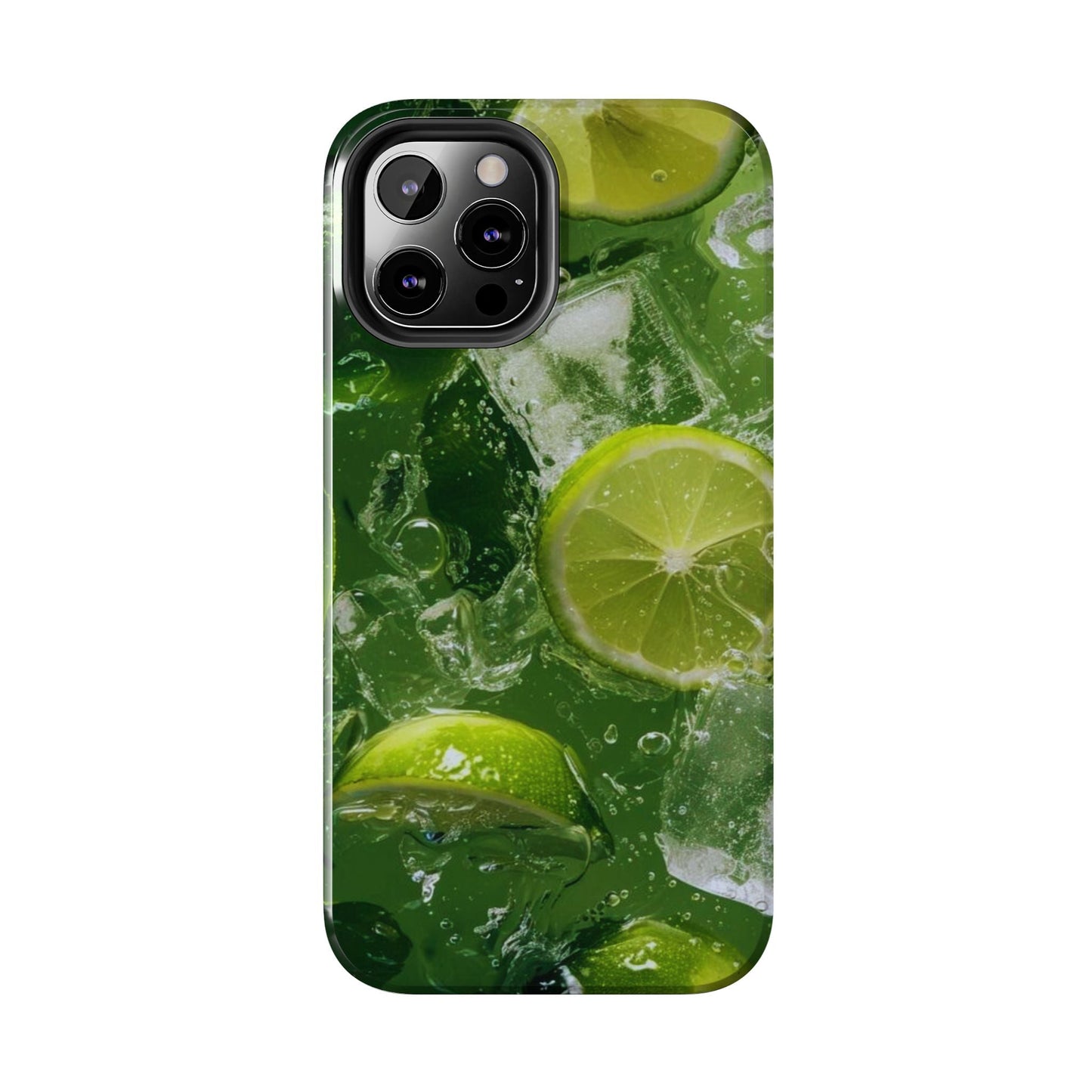 Refreshing Lime Splash iPhone Case – Tough Protection, Vivid Dual - Layer Design - BOGO Cases
