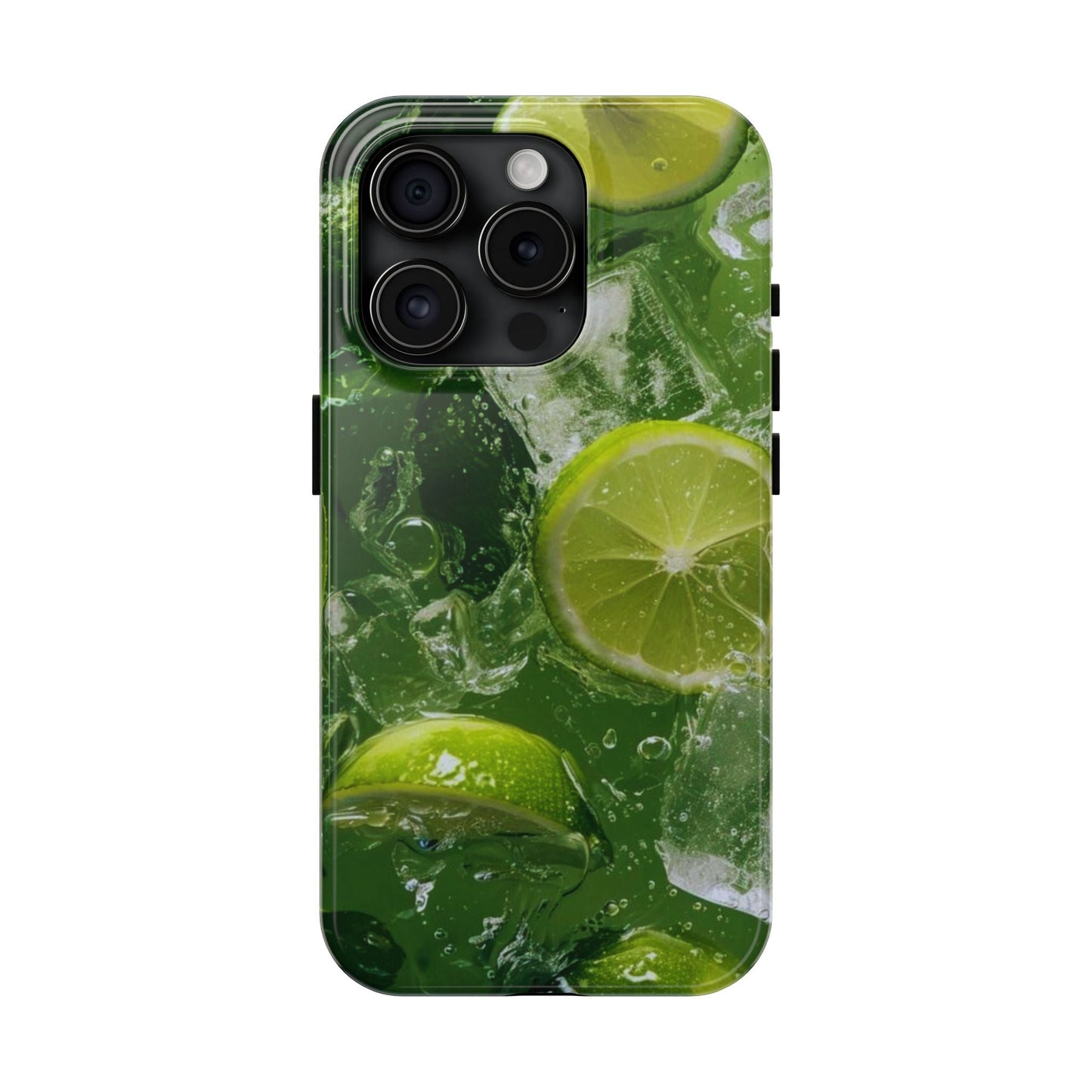 Refreshing Lime Splash iPhone Case – Tough Protection, Vivid Dual - Layer Design - BOGO Cases