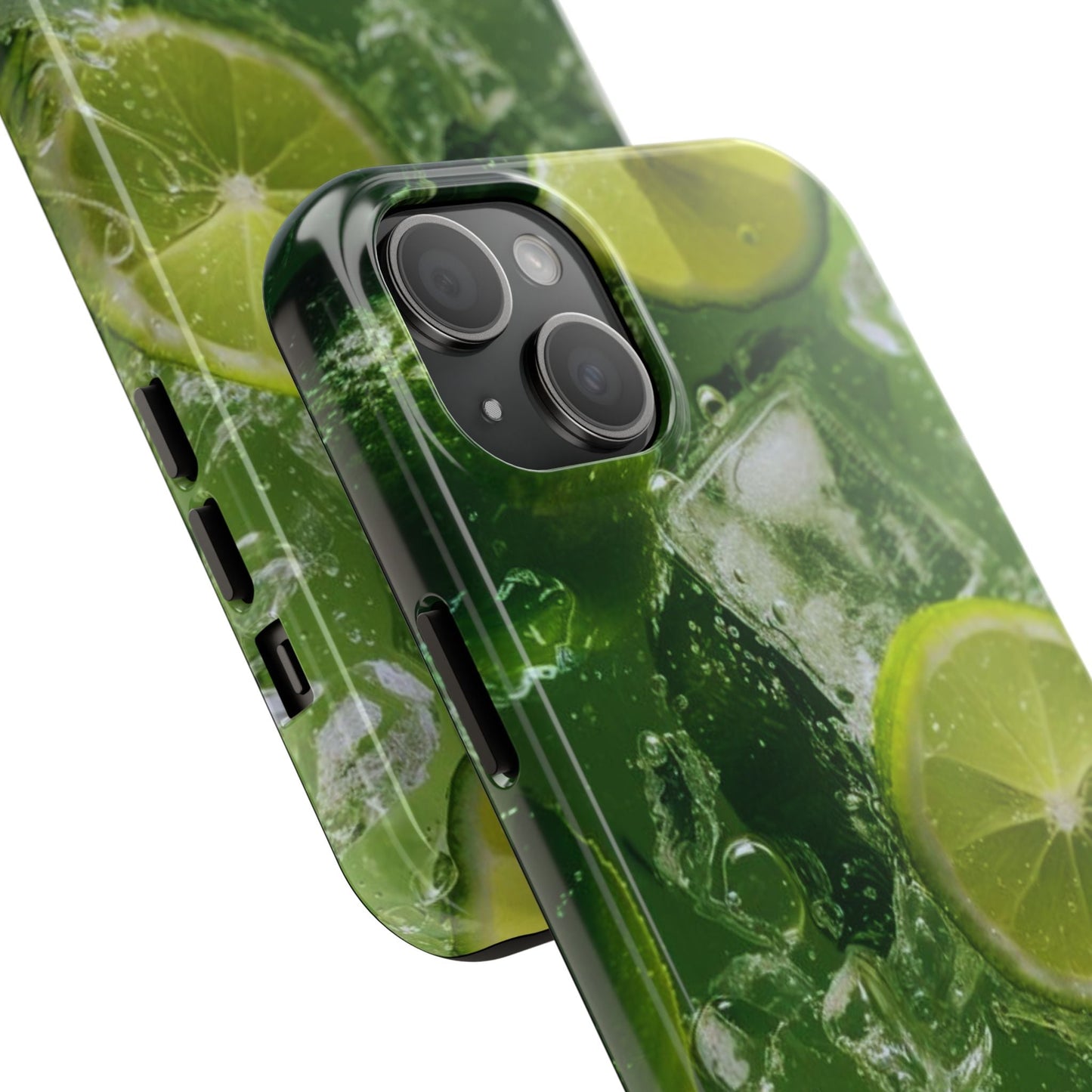 Refreshing Lime Splash iPhone Case – Tough Protection, Vivid Dual - Layer Design - BOGO Cases