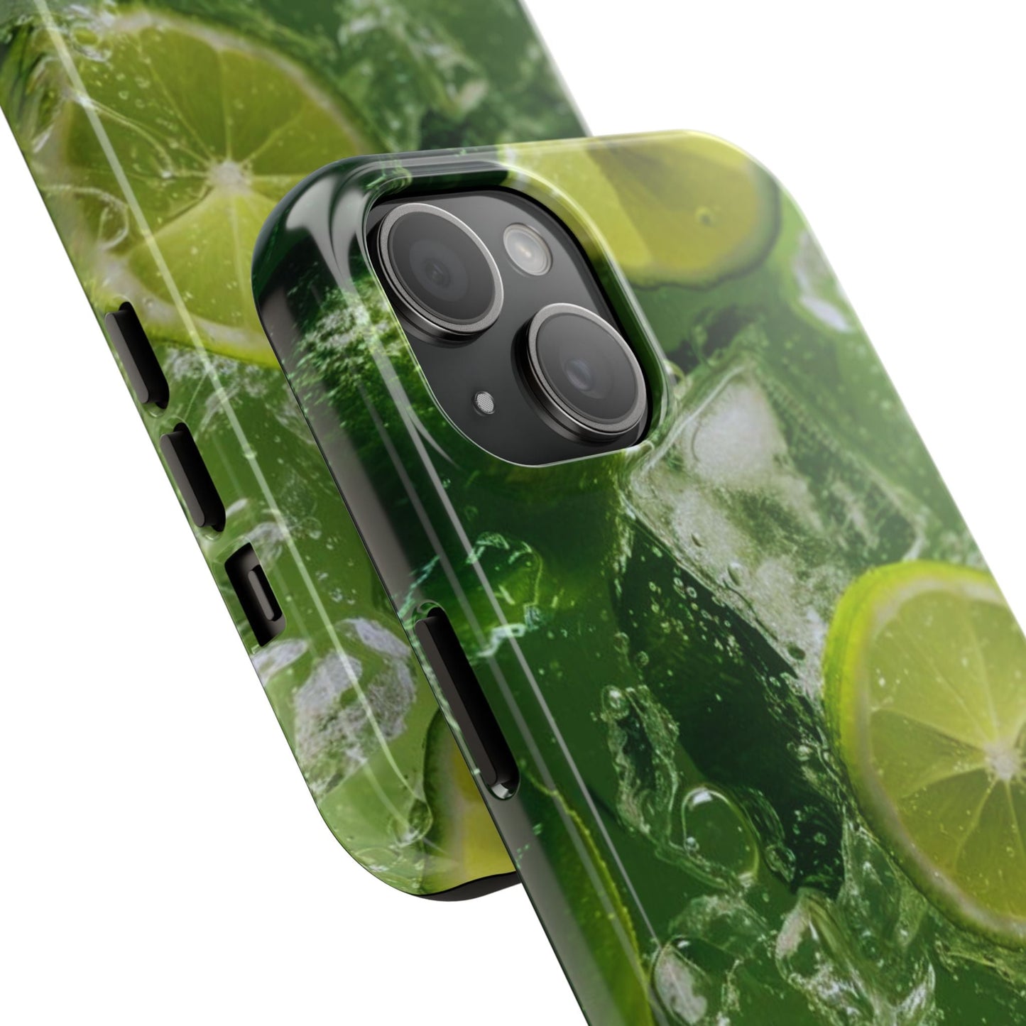 Refreshing Lime Splash iPhone Case – Tough Protection, Vivid Dual - Layer Design - BOGO Cases