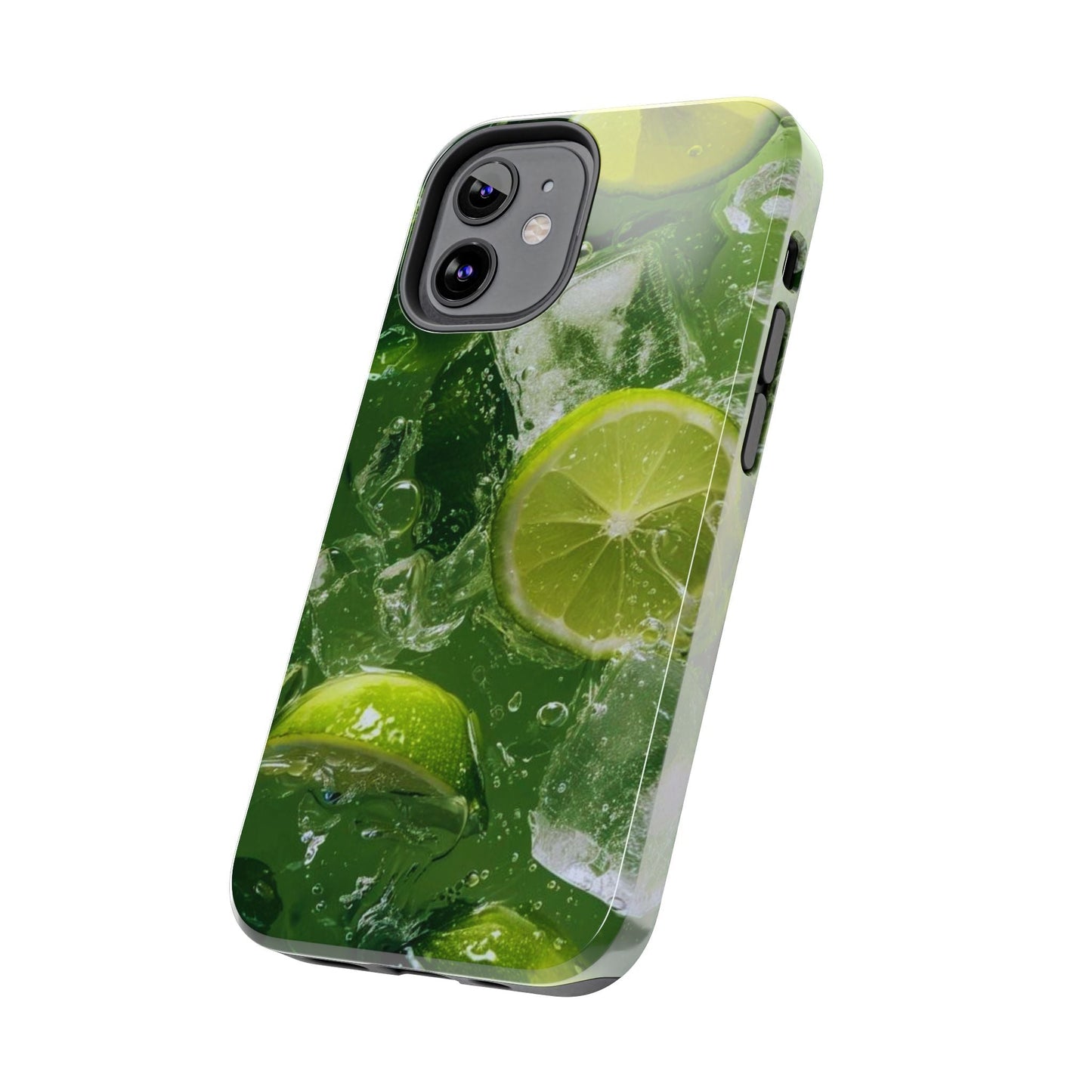 Refreshing Lime Splash iPhone Case – Tough Protection, Vivid Dual - Layer Design - BOGO Cases