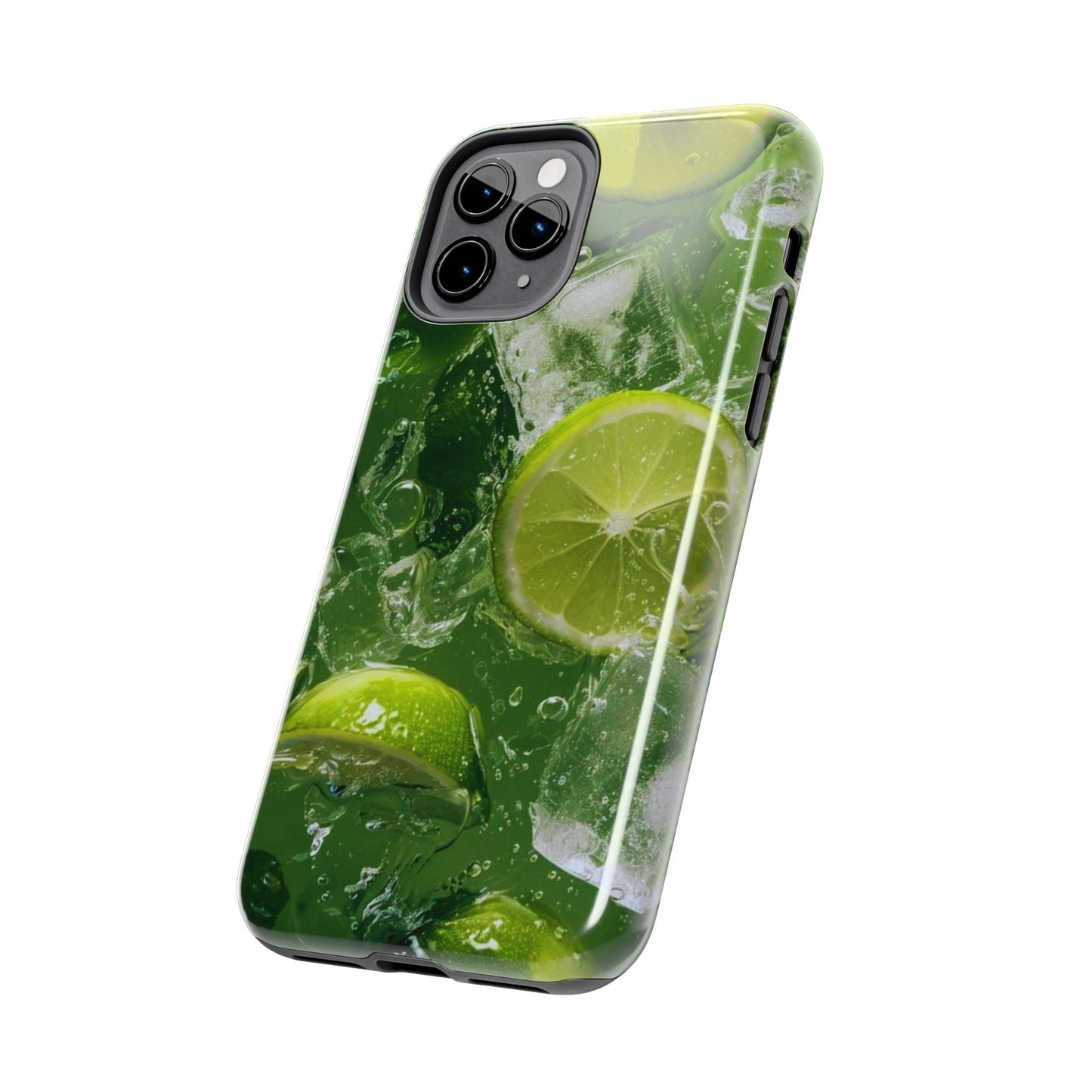 Refreshing Lime Splash iPhone Case – Tough Protection, Vivid Dual - Layer Design - BOGO Cases