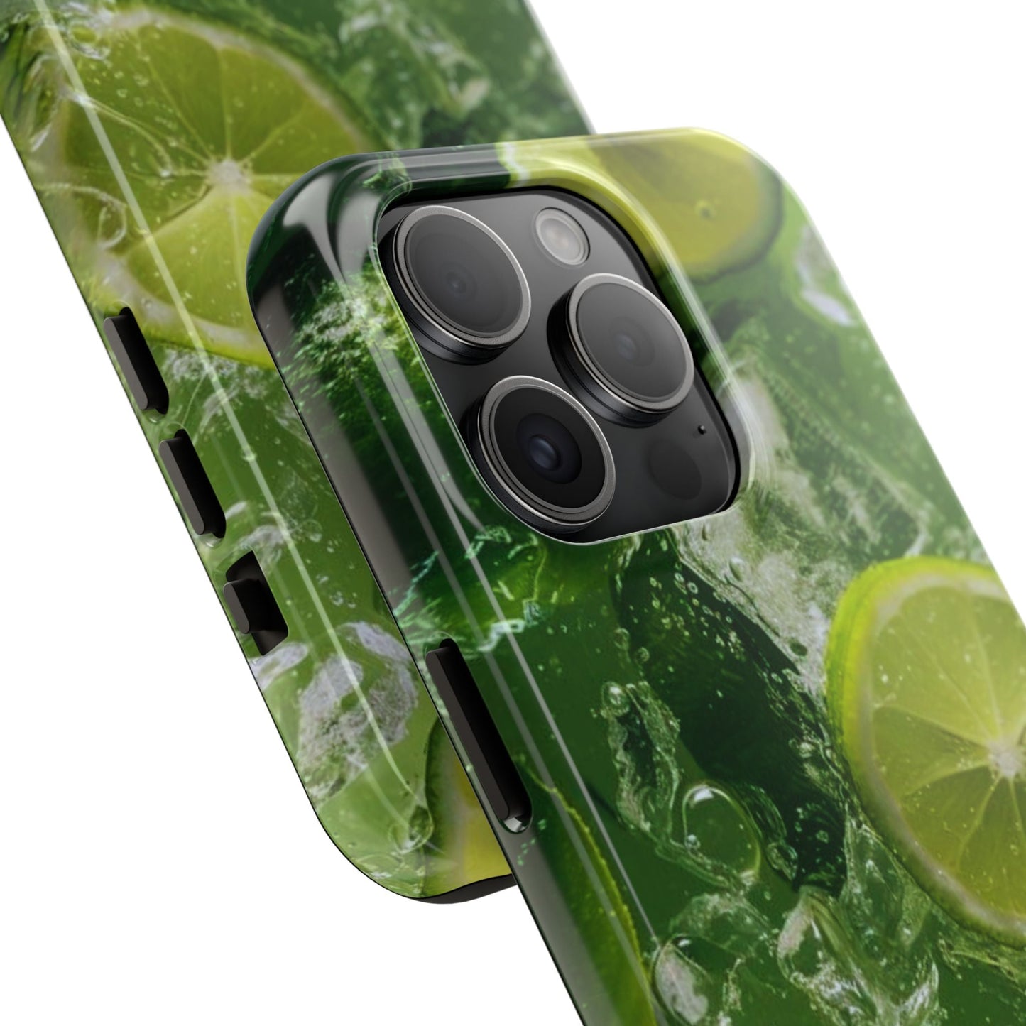 Refreshing Lime Splash iPhone Case – Tough Protection, Vivid Dual - Layer Design - BOGO Cases