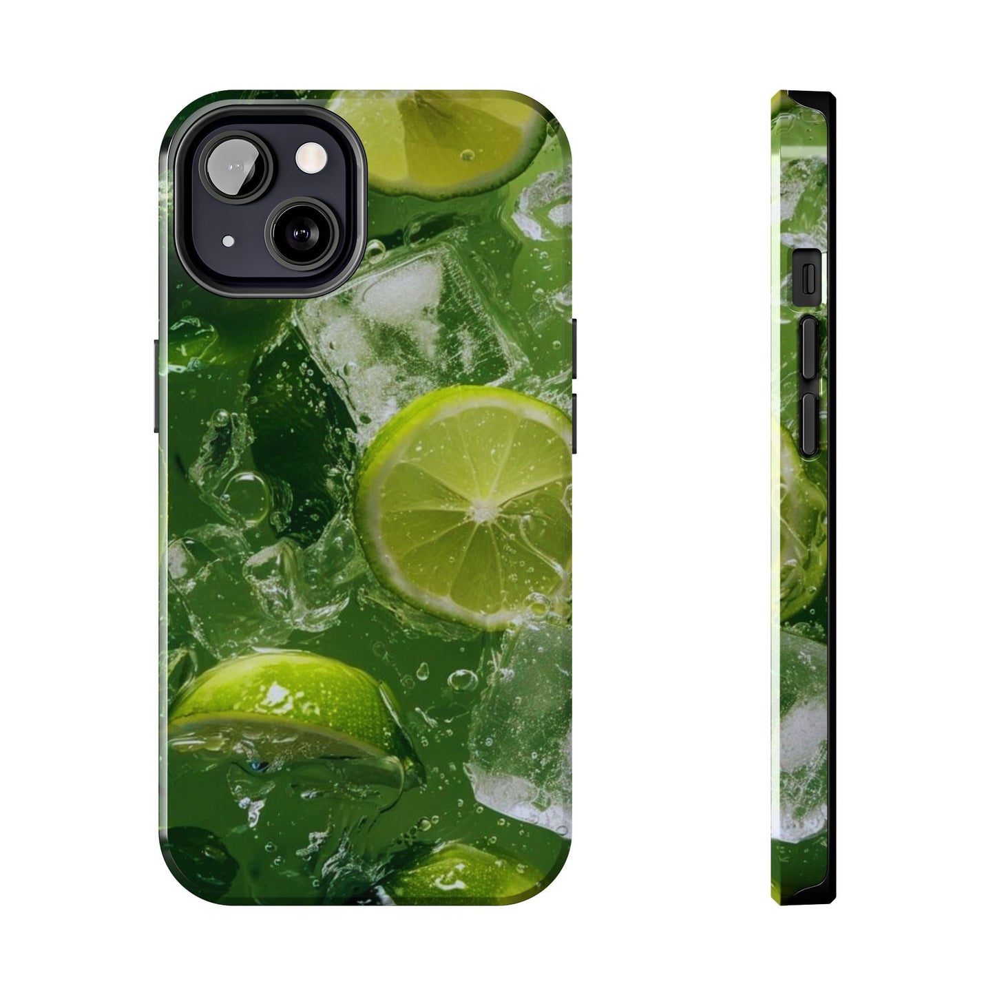 Refreshing Lime Splash iPhone Case – Tough Protection, Vivid Dual - Layer Design - BOGO Cases