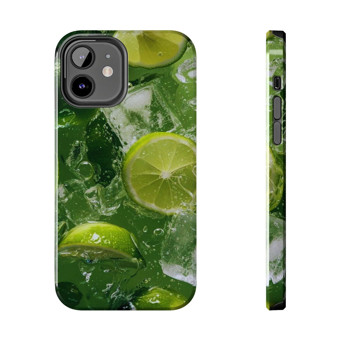 Refreshing Lime Splash iPhone Case – Tough Protection, Vivid Dual - Layer Design - BOGO Cases