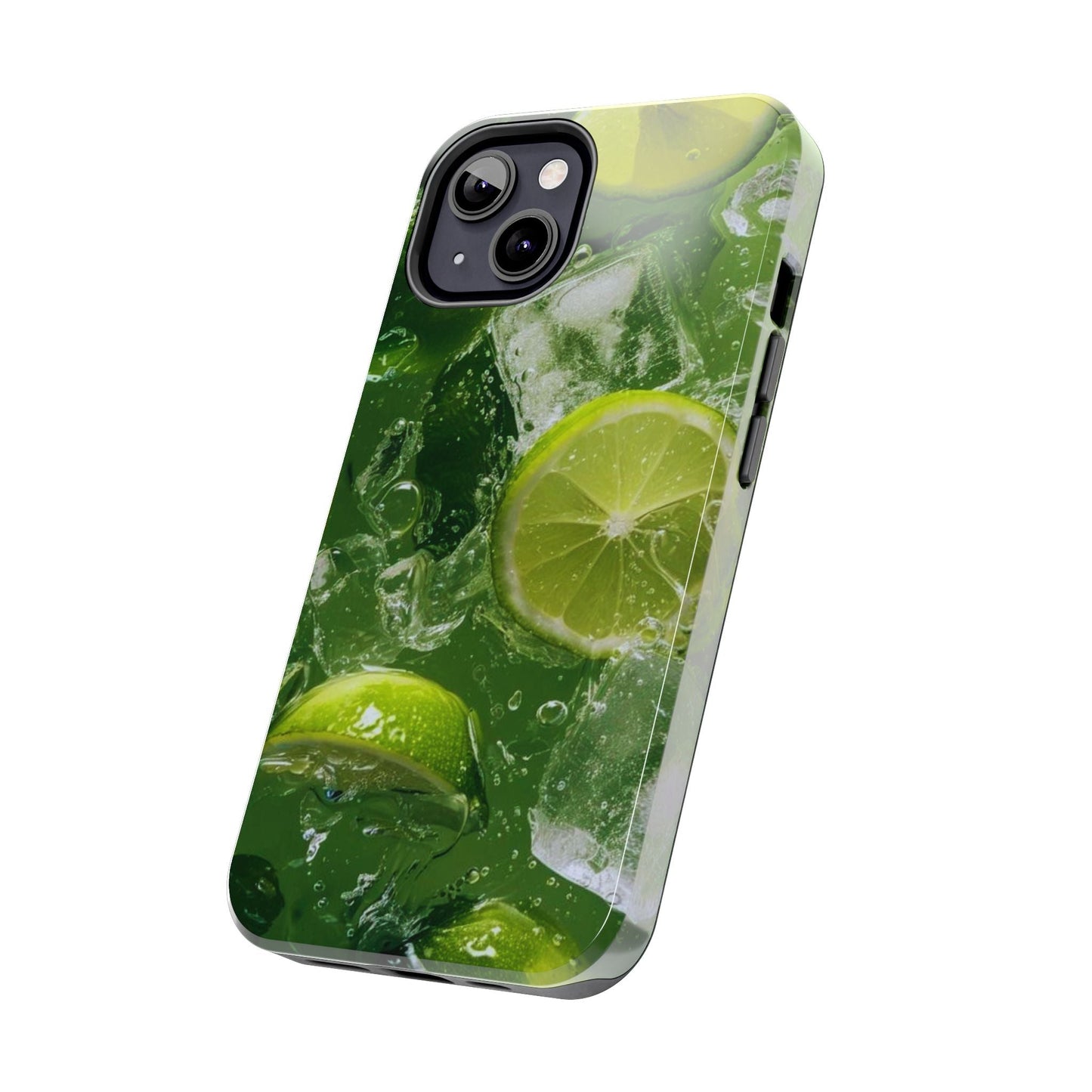 Refreshing Lime Splash iPhone Case – Tough Protection, Vivid Dual - Layer Design - BOGO Cases