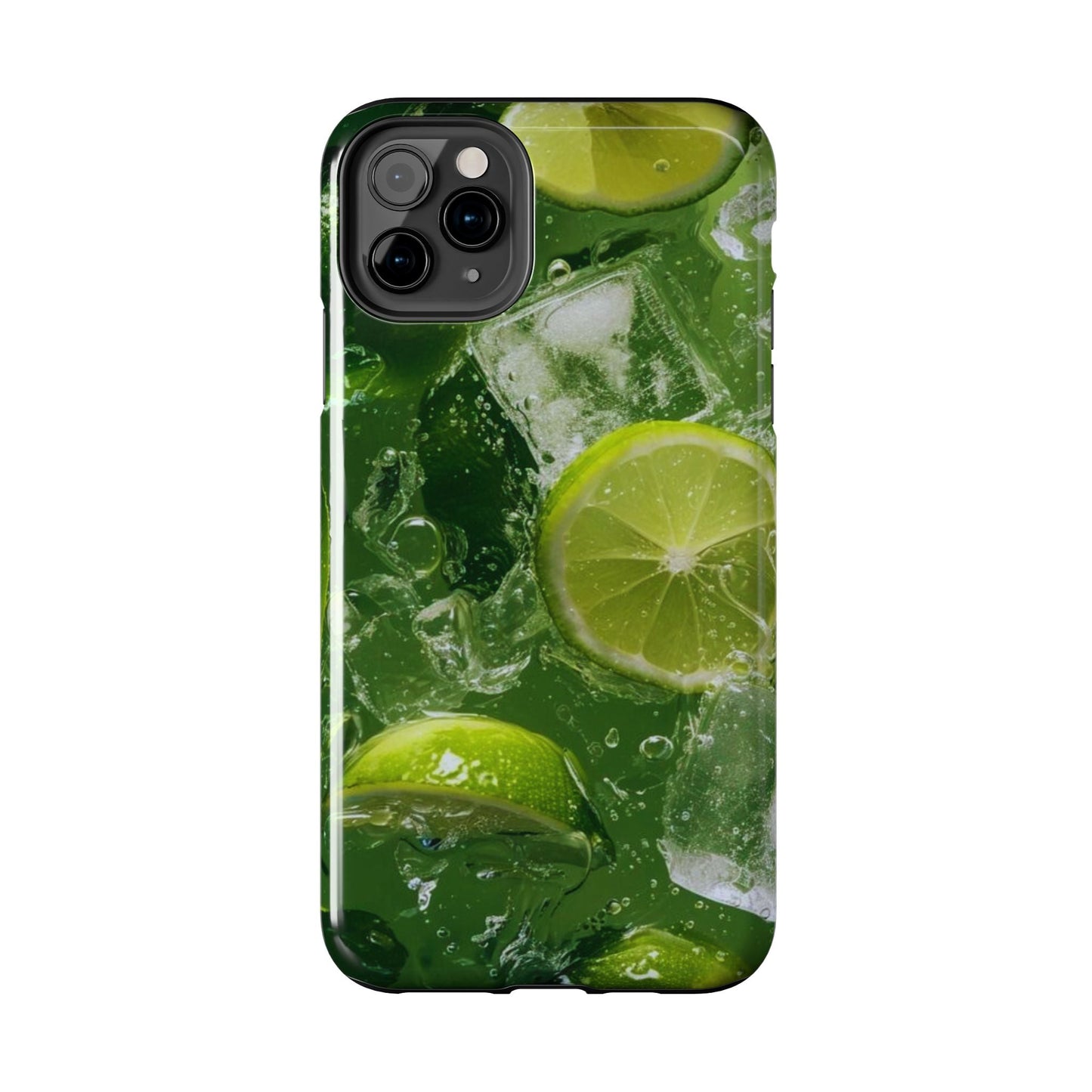 Refreshing Lime Splash iPhone Case – Tough Protection, Vivid Dual - Layer Design - BOGO Cases