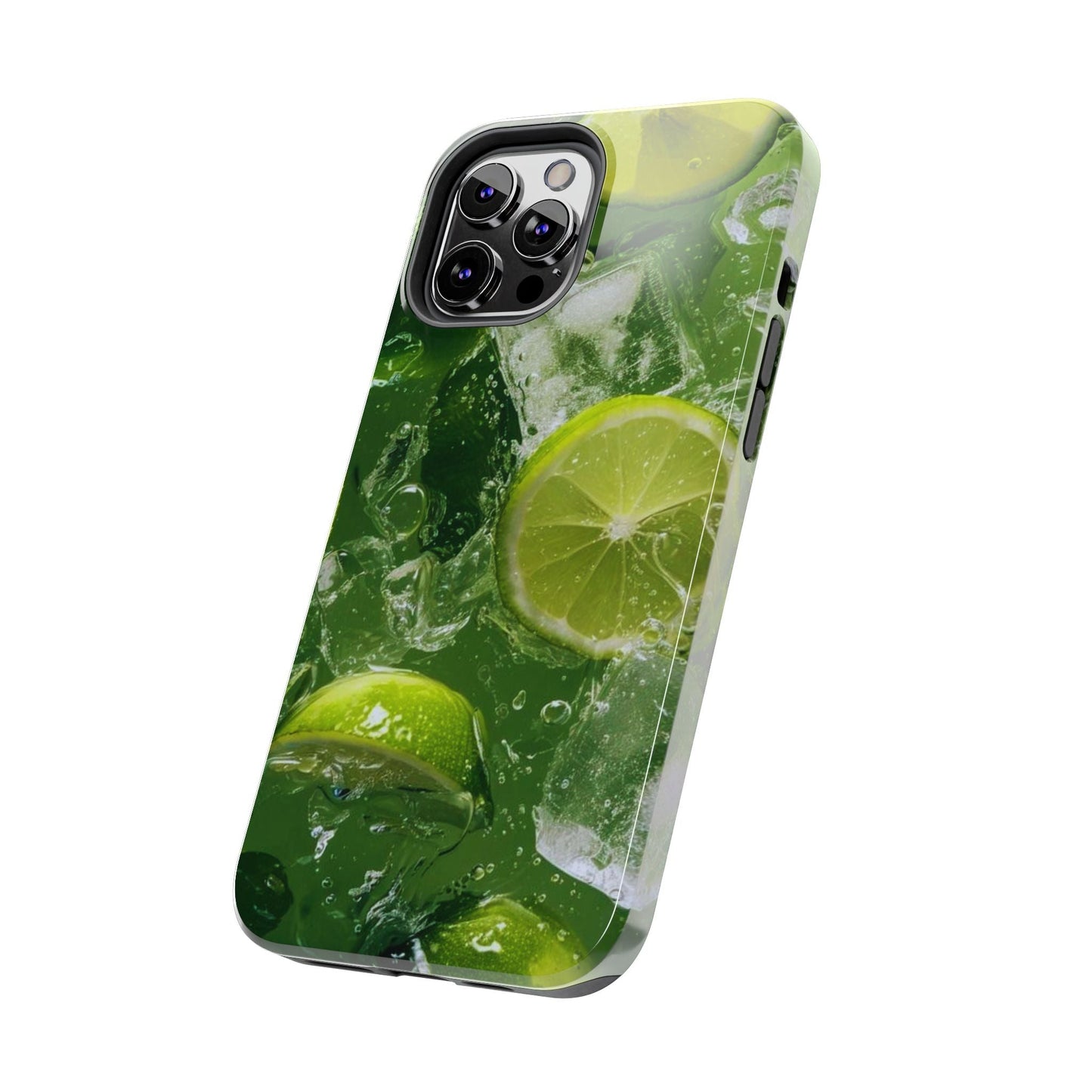 Refreshing Lime Splash iPhone Case – Tough Protection, Vivid Dual - Layer Design - BOGO Cases