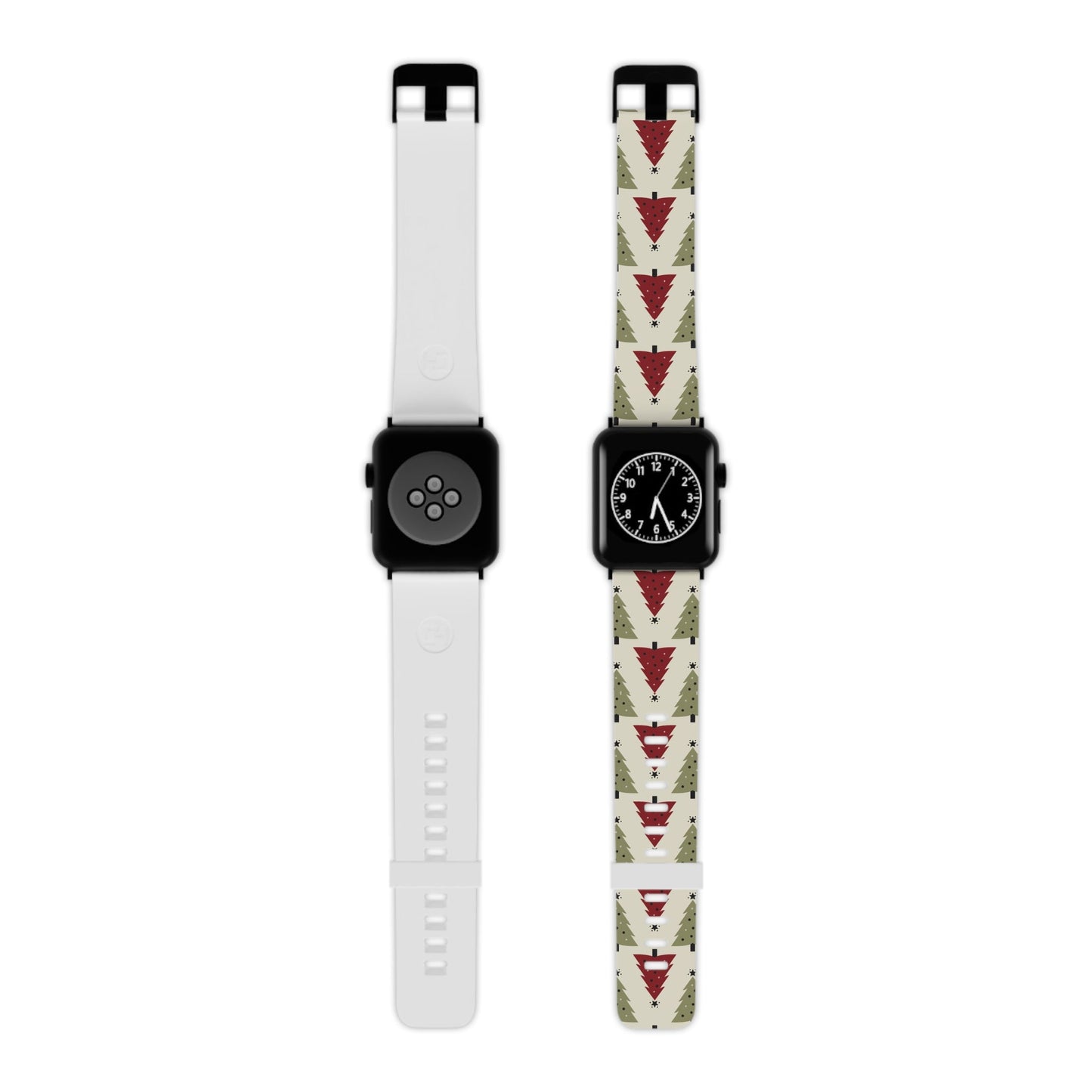 Retro Christmas Trees Pattern Apple Watch Band - BOGO Cases