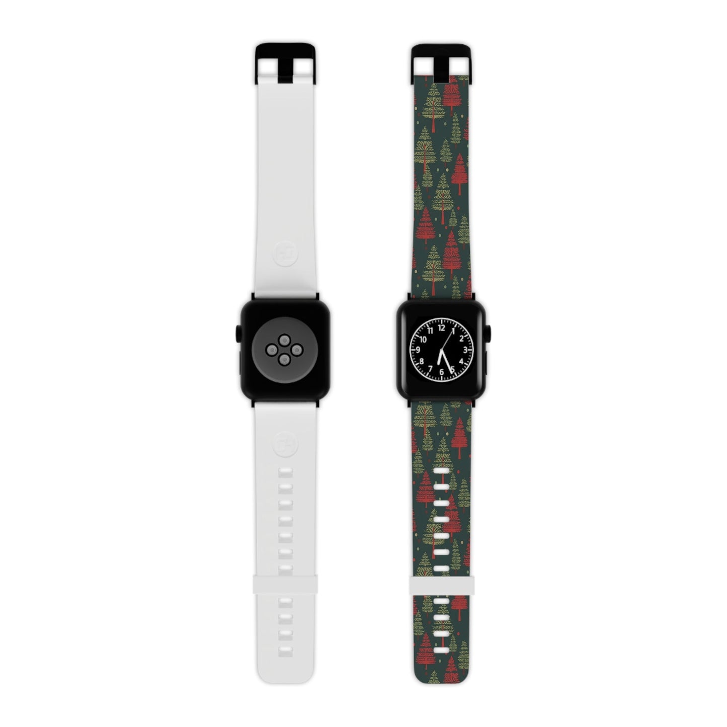 Retro Christmas Trees Pattern Apple Watch Band - BOGO Cases