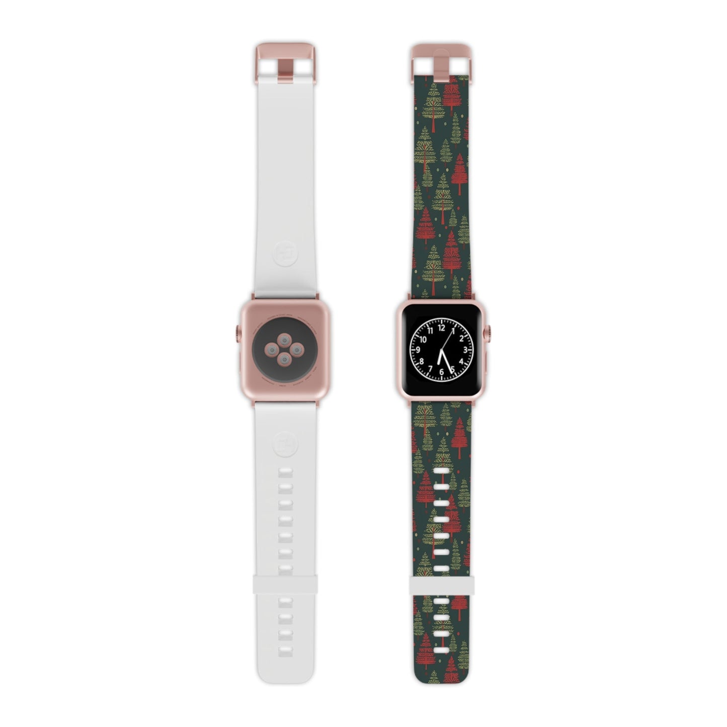 Retro Christmas Trees Pattern Apple Watch Band - BOGO Cases