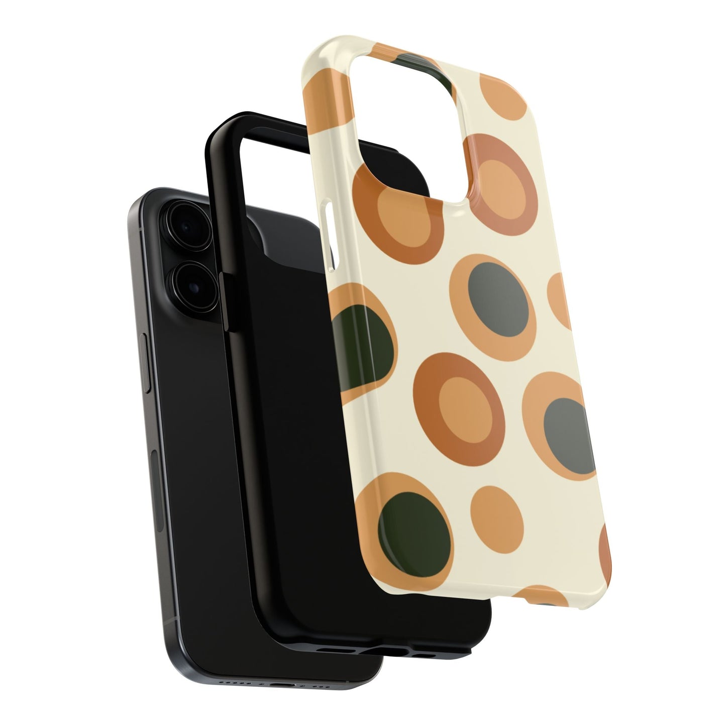 Retro Earthy Circles - iPhone Case - BOGO Cases