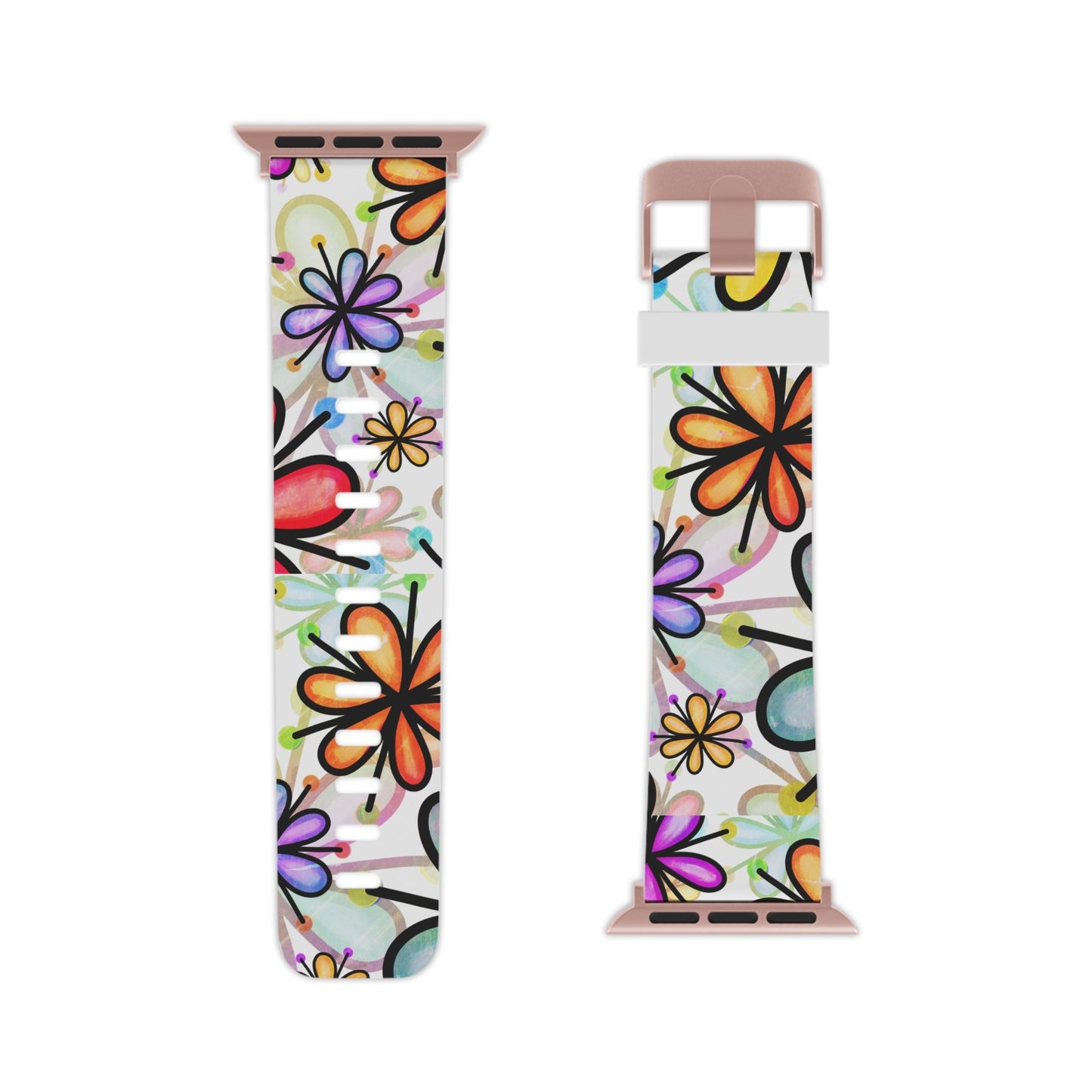 Retro Floral Pop Apple Watch Band - BOGO Cases