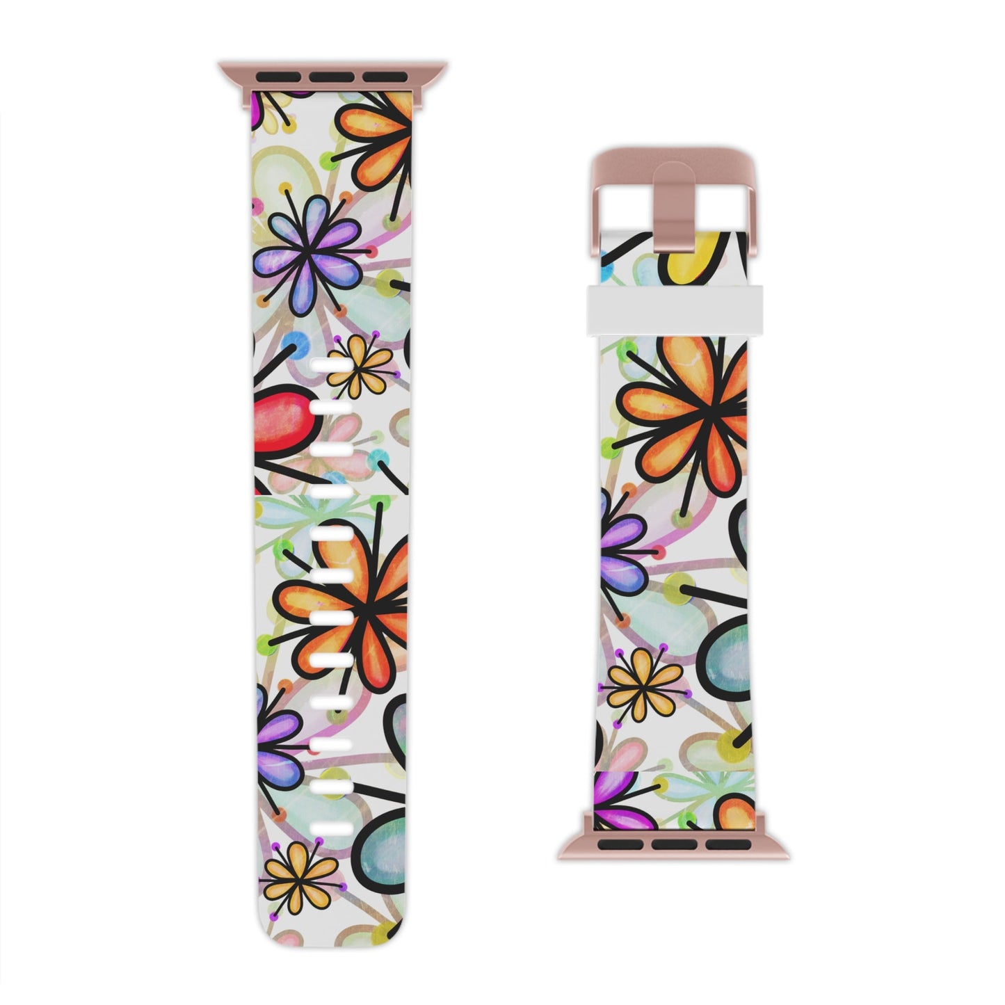 Retro Floral Pop Apple Watch Band - BOGO Cases