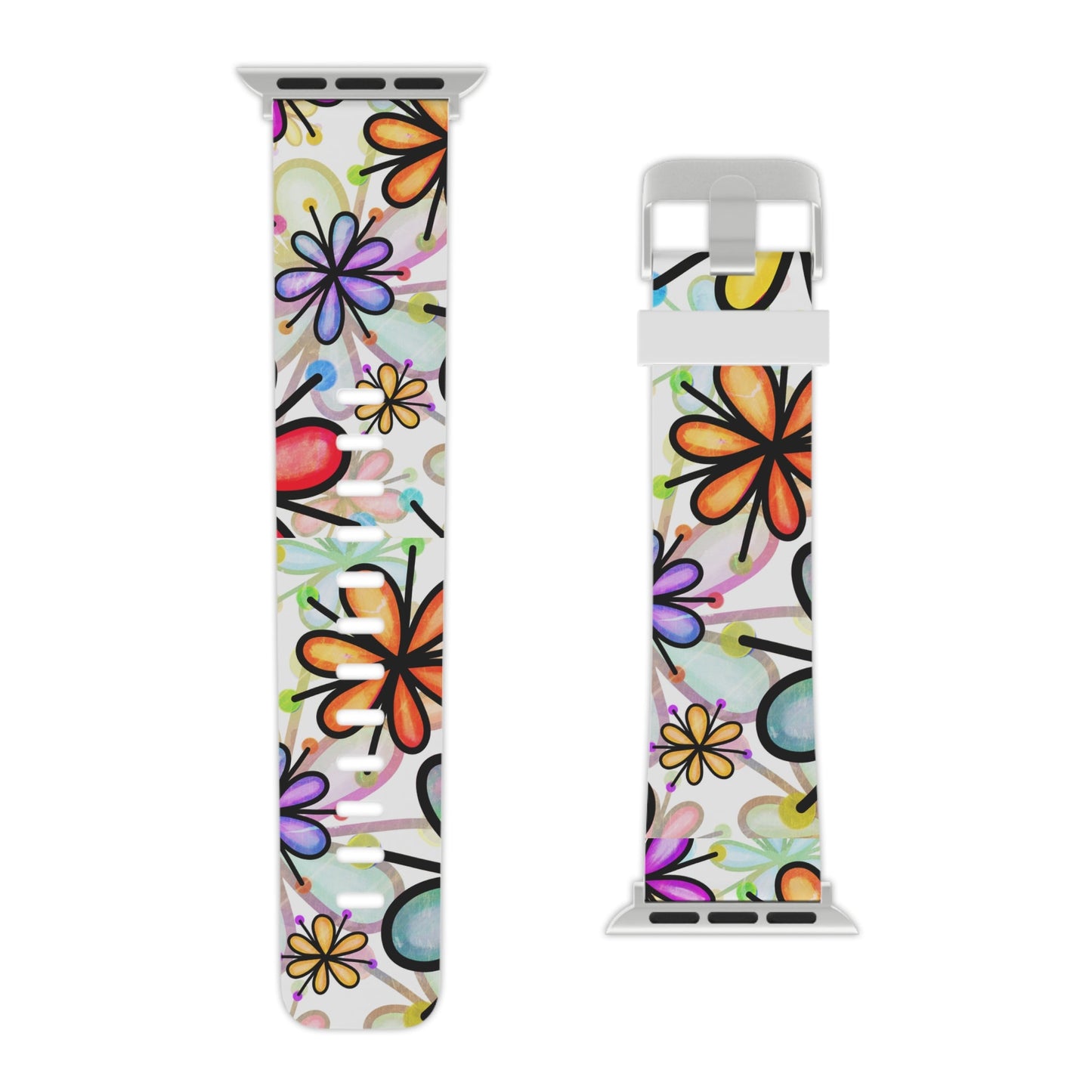 Retro Floral Pop Apple Watch Band - BOGO Cases