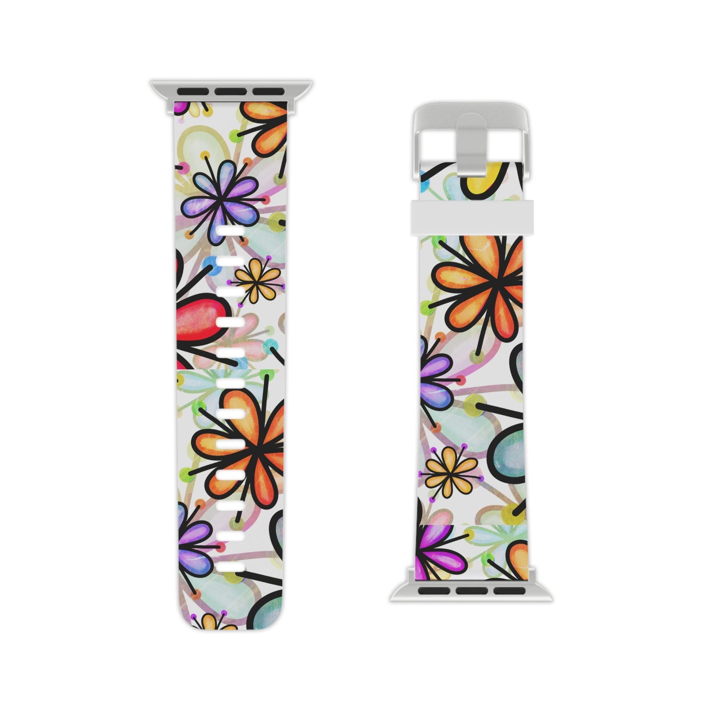 Retro Floral Pop Apple Watch Band - BOGO Cases