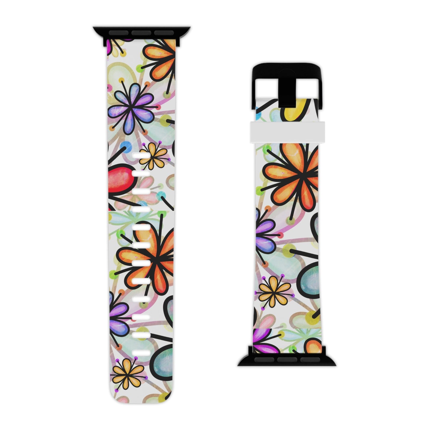 Retro Floral Pop Apple Watch Band - BOGO Cases