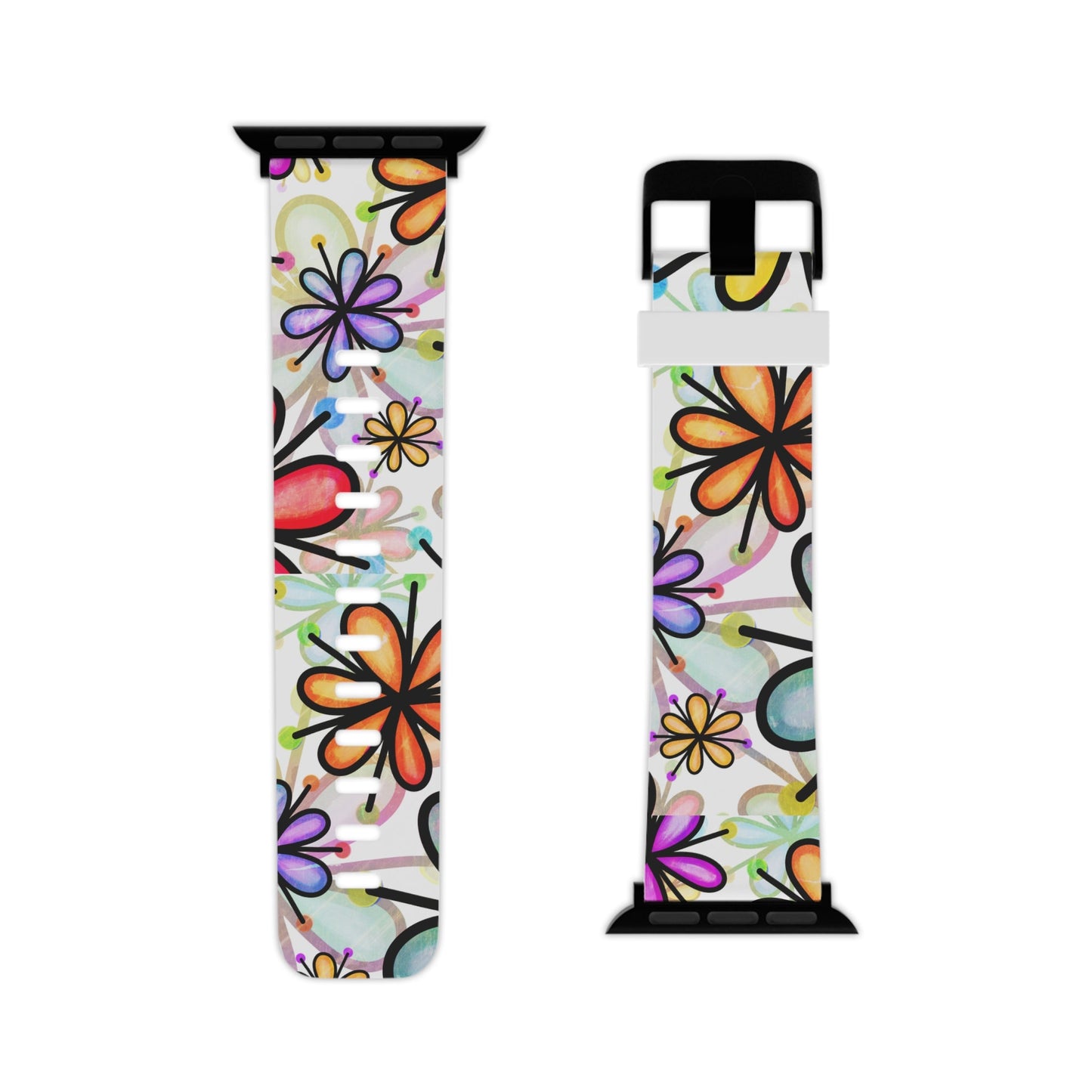 Retro Floral Pop Apple Watch Band - BOGO Cases