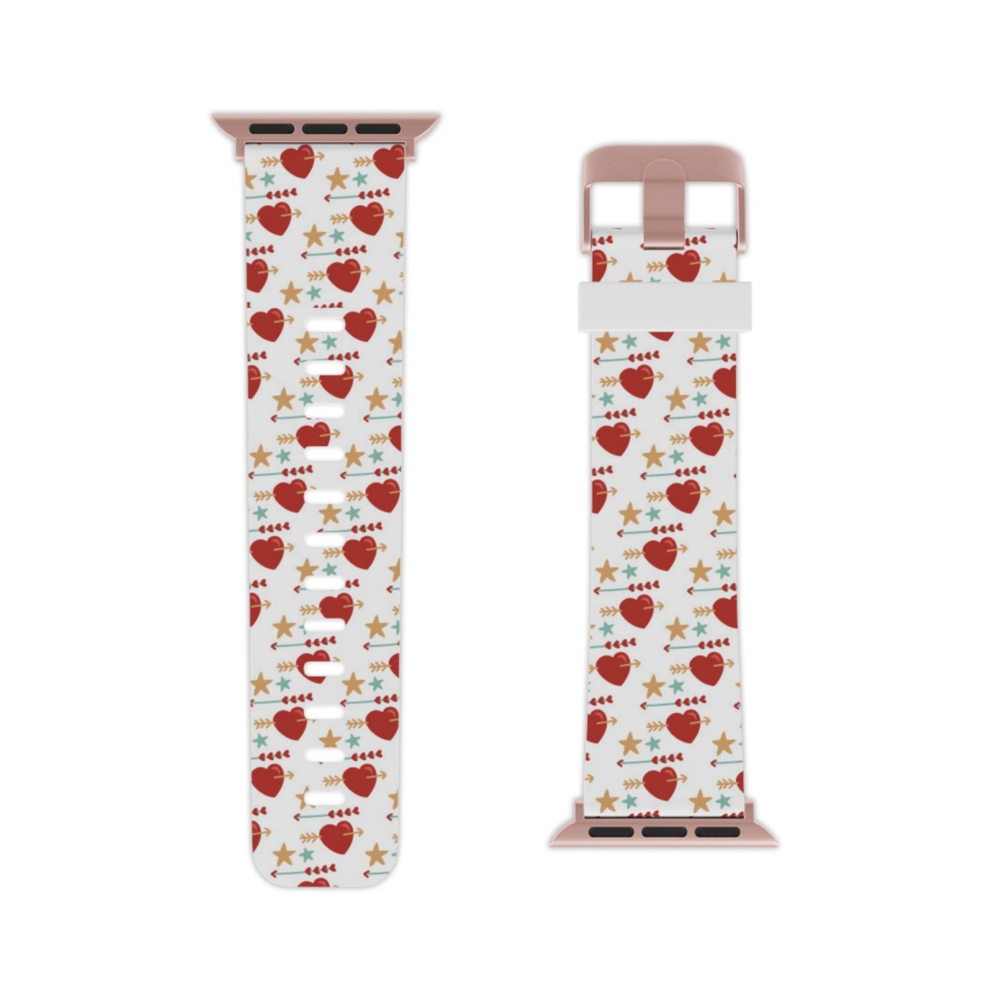 Retro Hearts and Stars Apple Watch Band - BOGO Cases