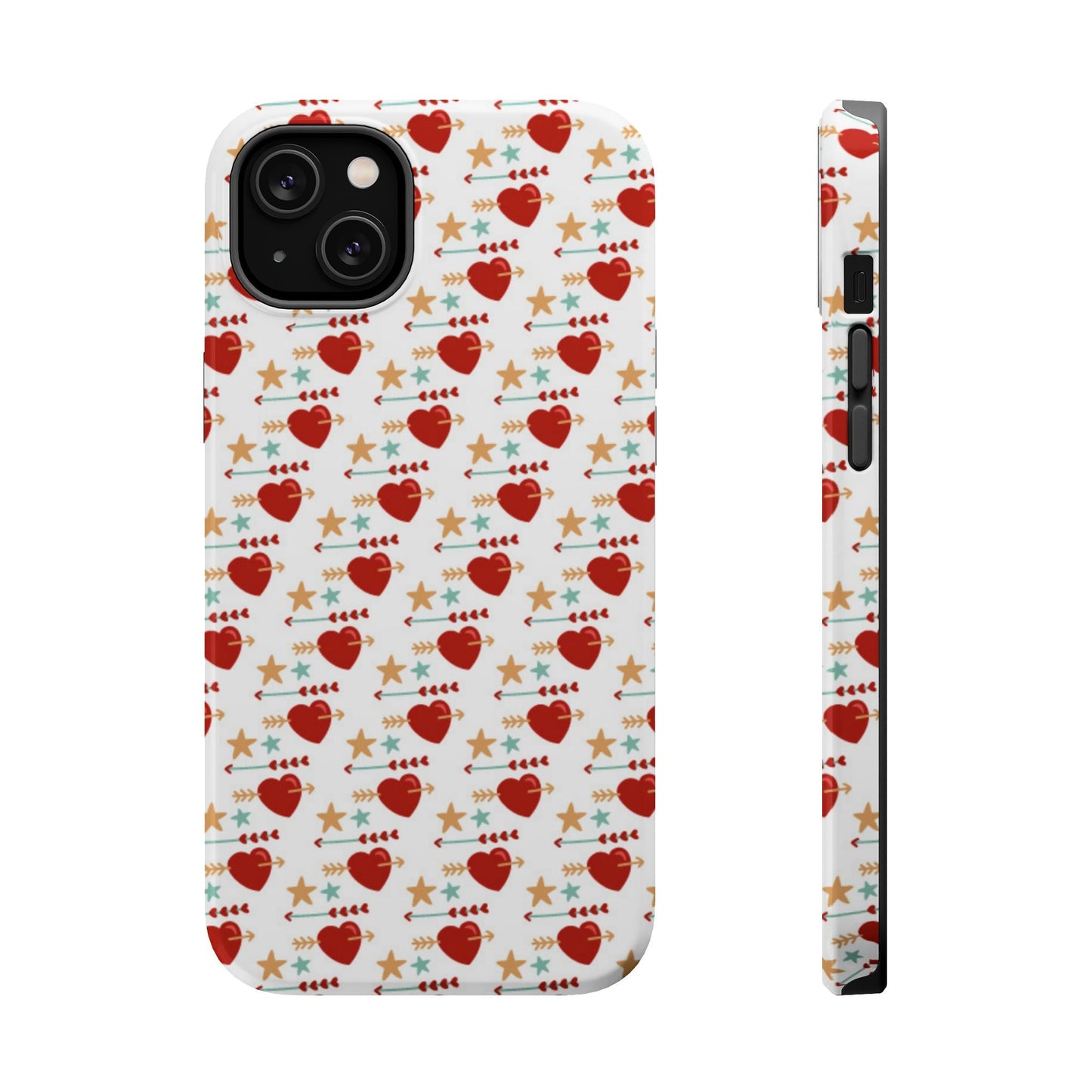 Retro Hearts and Stars - iPhone MagSafe Case - BOGO Cases
