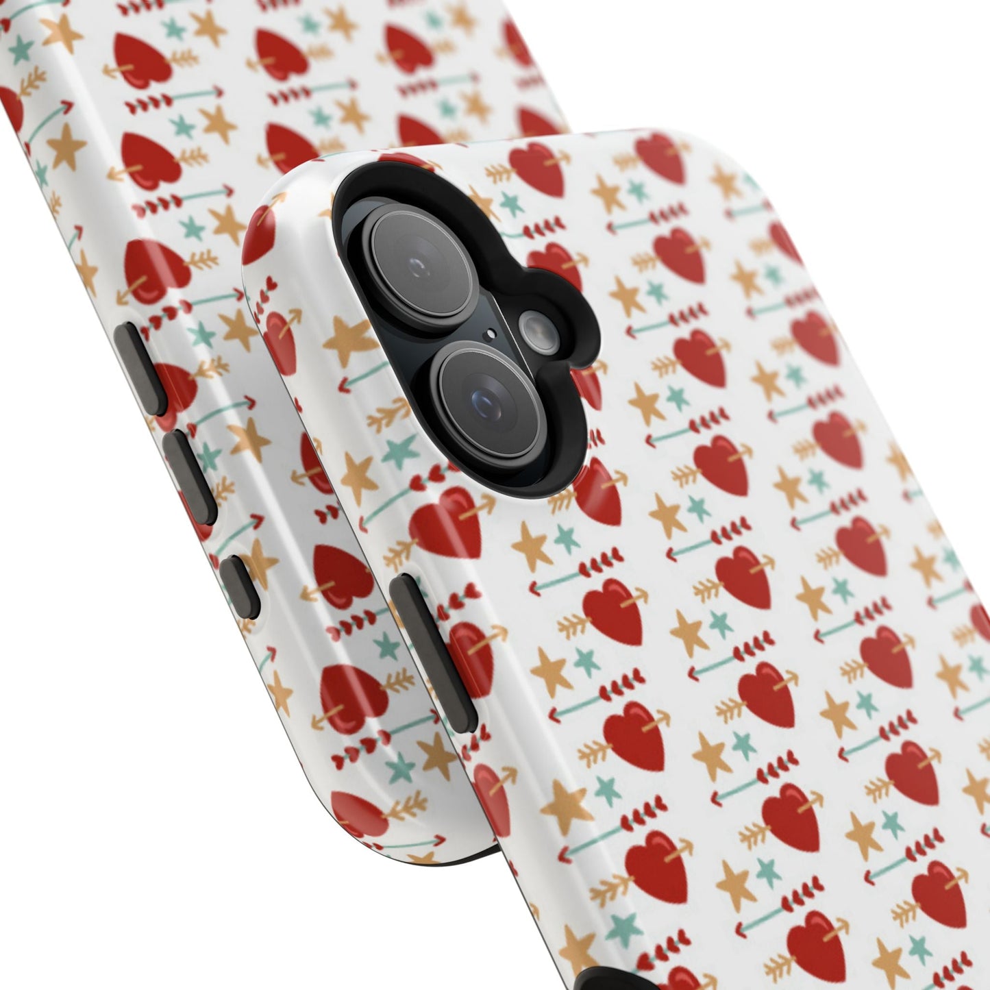 Retro Hearts and Stars - iPhone MagSafe Case - BOGO Cases