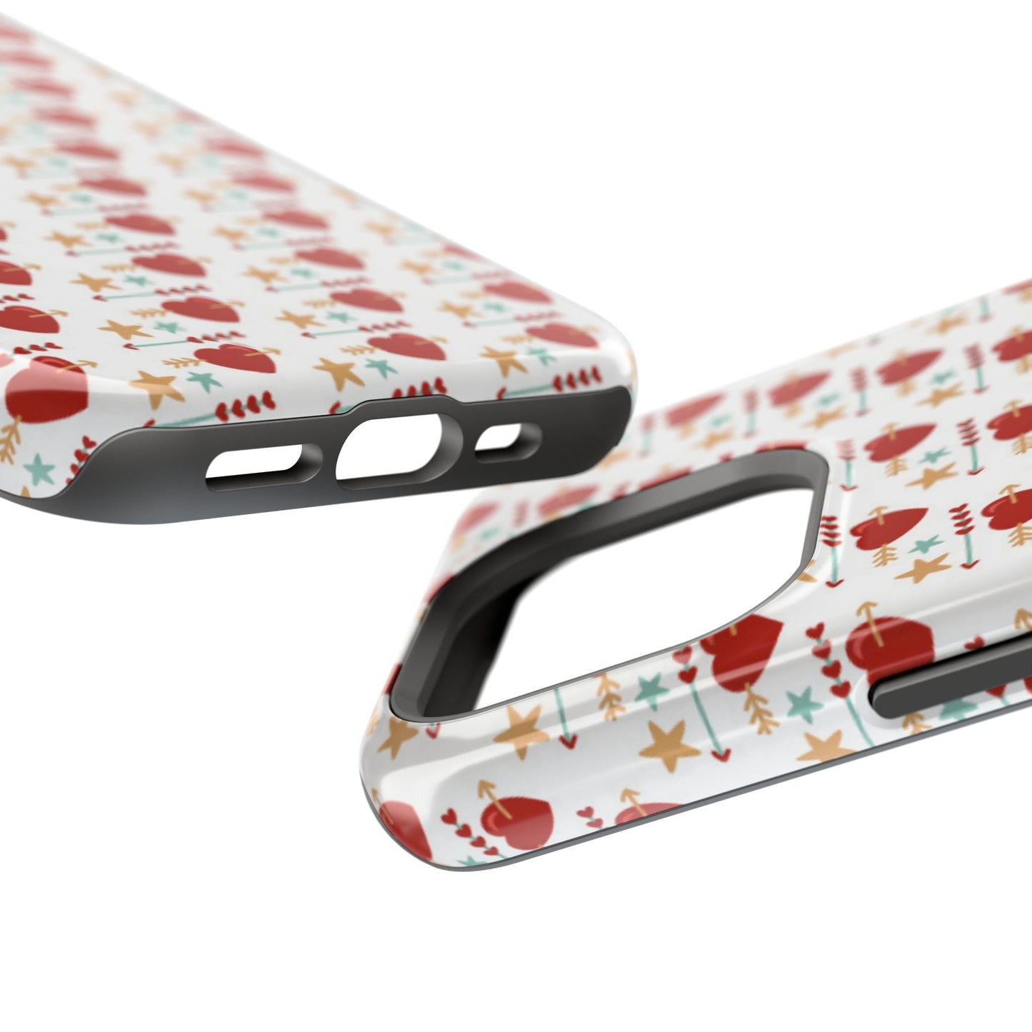 Retro Hearts and Stars - iPhone MagSafe Case - BOGO Cases