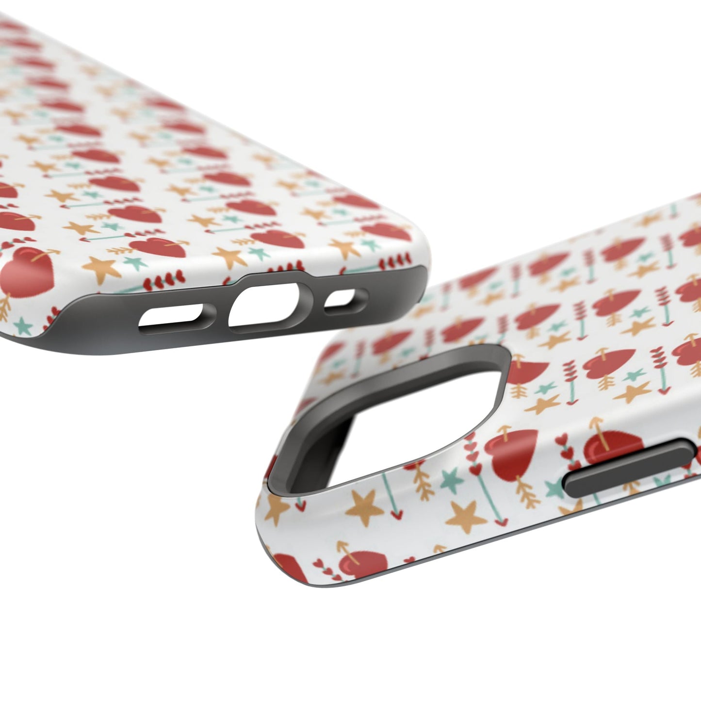 Retro Hearts and Stars - iPhone MagSafe Case - BOGO Cases