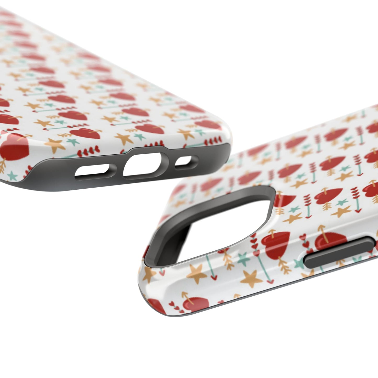 Retro Hearts and Stars - iPhone MagSafe Case - BOGO Cases