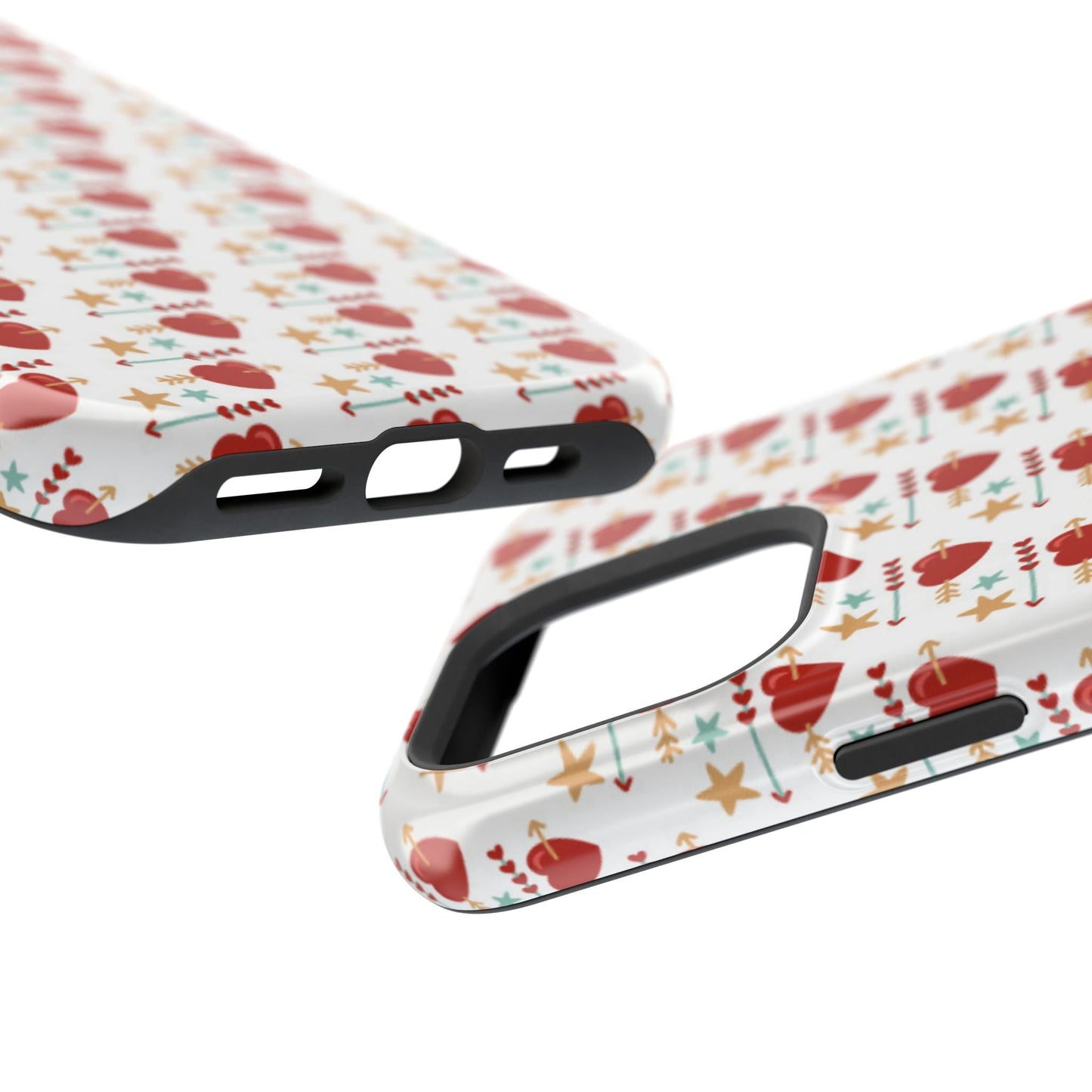 Retro Hearts and Stars - iPhone MagSafe Case - BOGO Cases