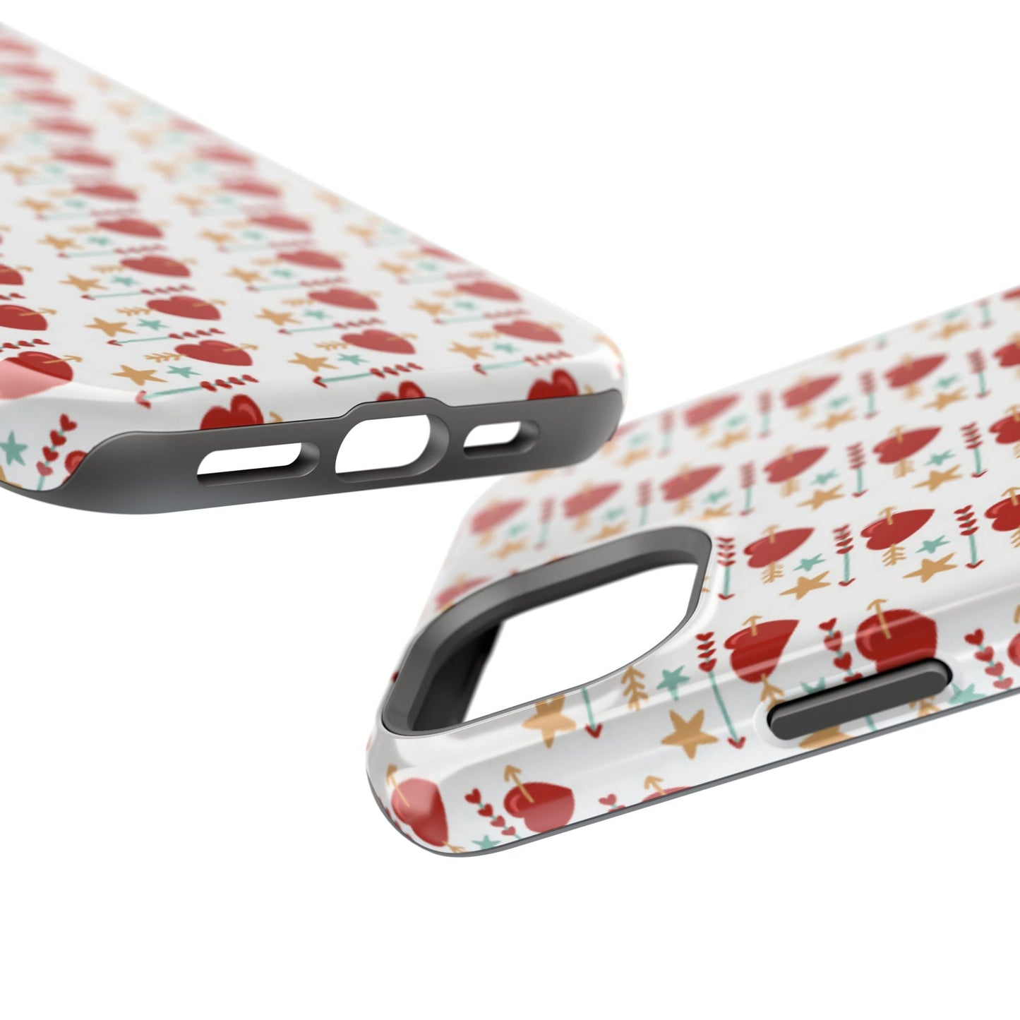 Retro Hearts and Stars - iPhone MagSafe Case - BOGO Cases