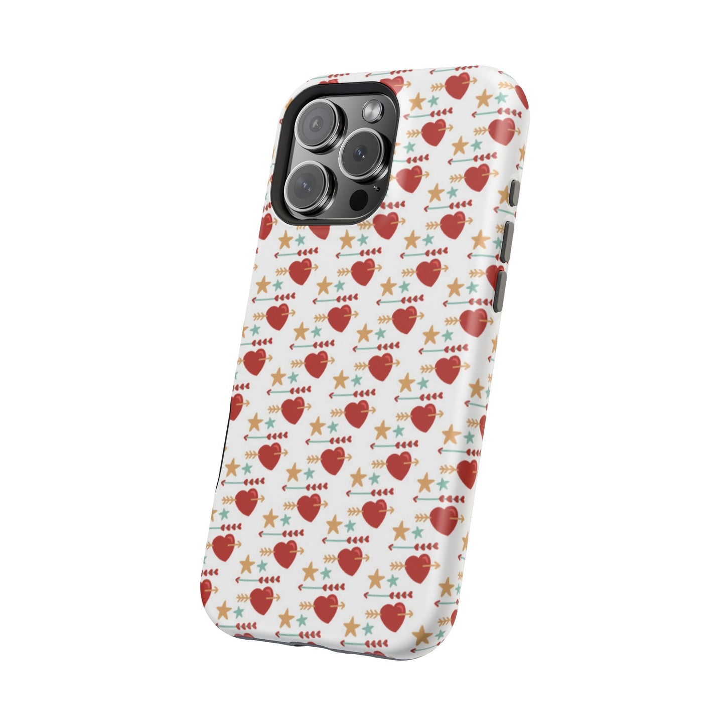Retro Hearts and Stars - iPhone MagSafe Case - BOGO Cases