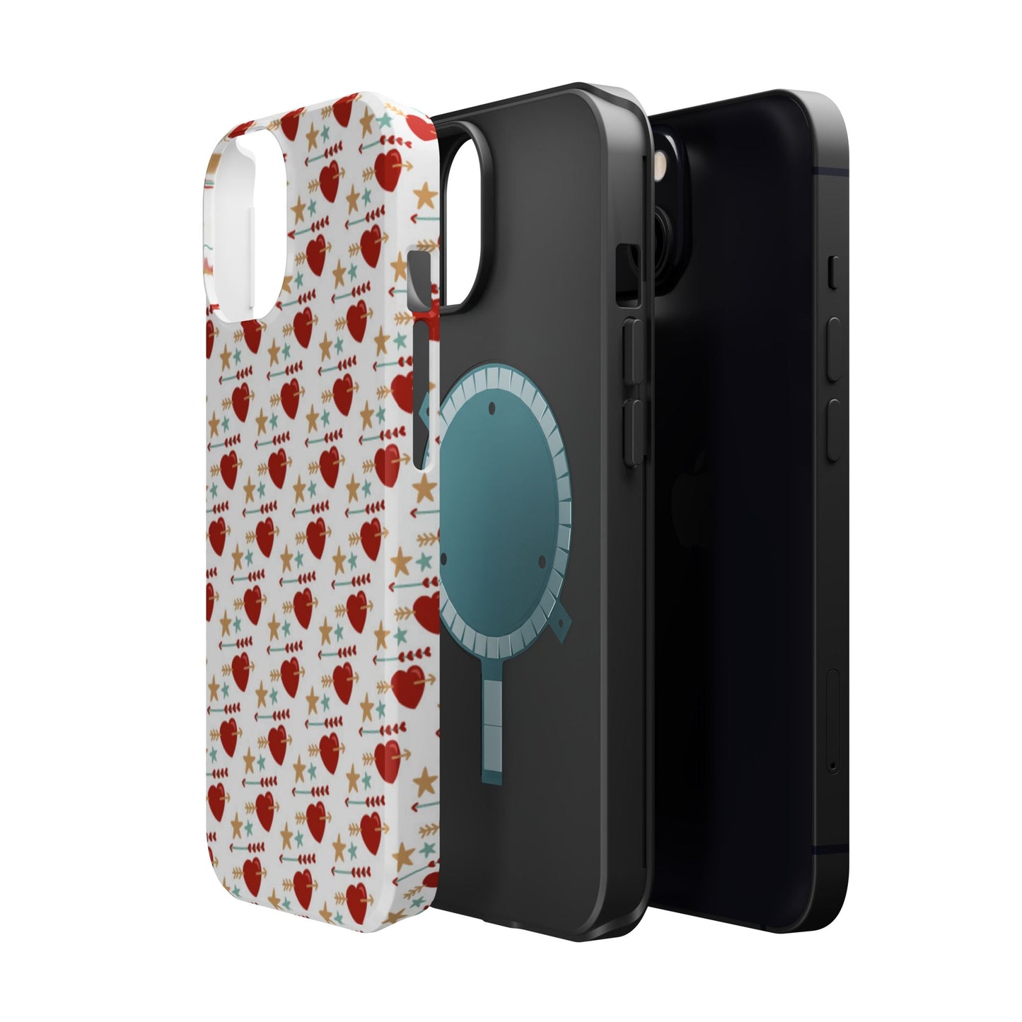 Retro Hearts and Stars - iPhone MagSafe Case - BOGO Cases