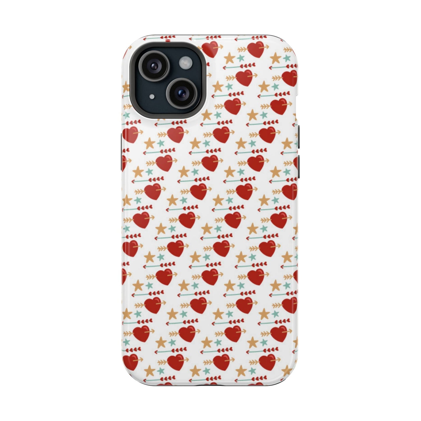 Retro Hearts and Stars - iPhone MagSafe Case - BOGO Cases