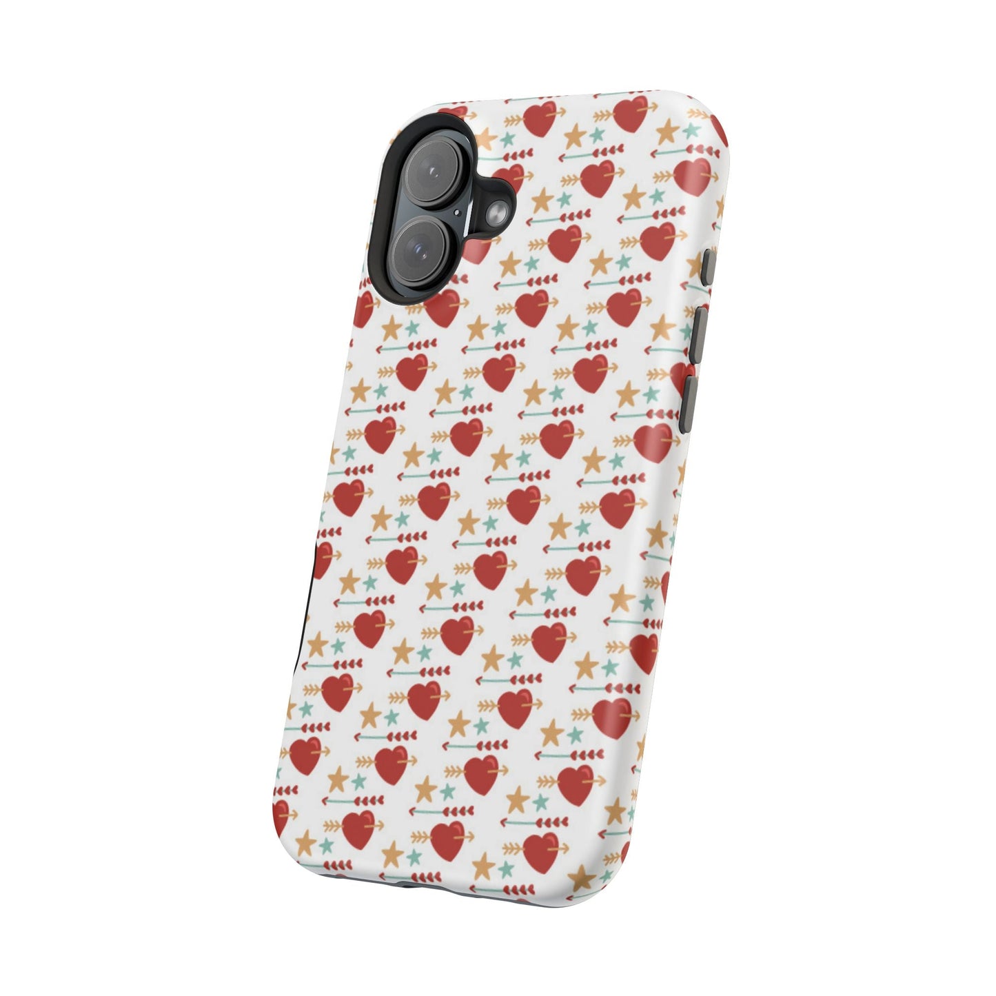 Retro Hearts and Stars - iPhone MagSafe Case - BOGO Cases