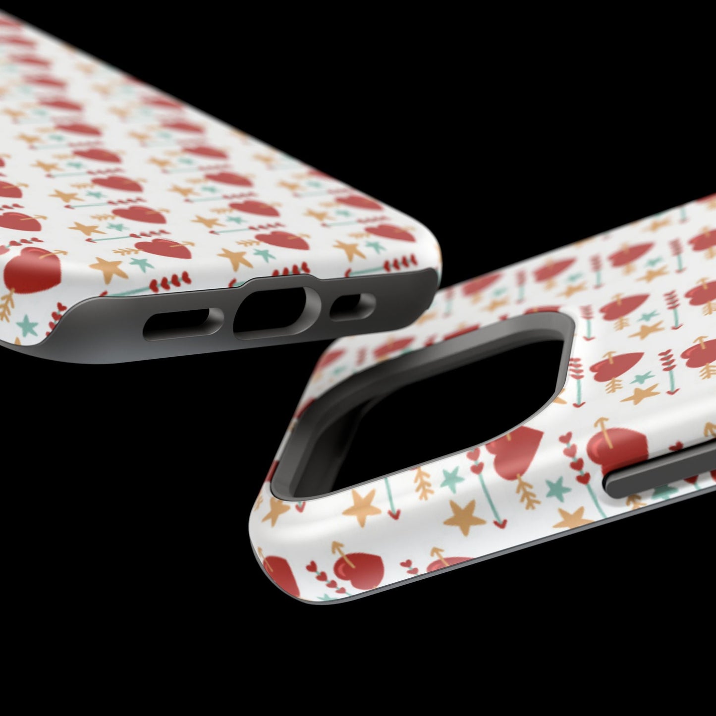 Retro Hearts and Stars - iPhone MagSafe Case - BOGO Cases