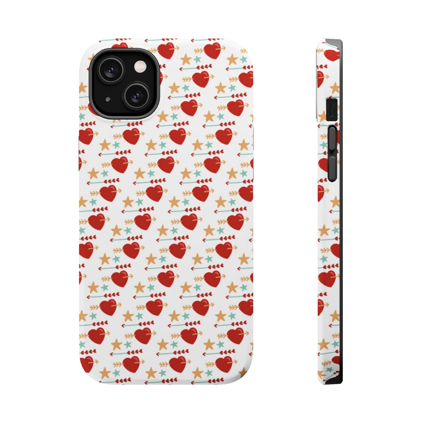 Retro Hearts and Stars - iPhone MagSafe Case - BOGO Cases