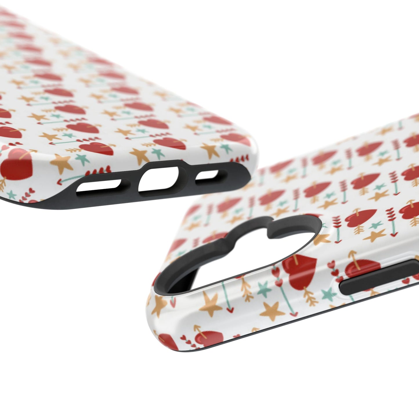 Retro Hearts and Stars - iPhone MagSafe Case - BOGO Cases