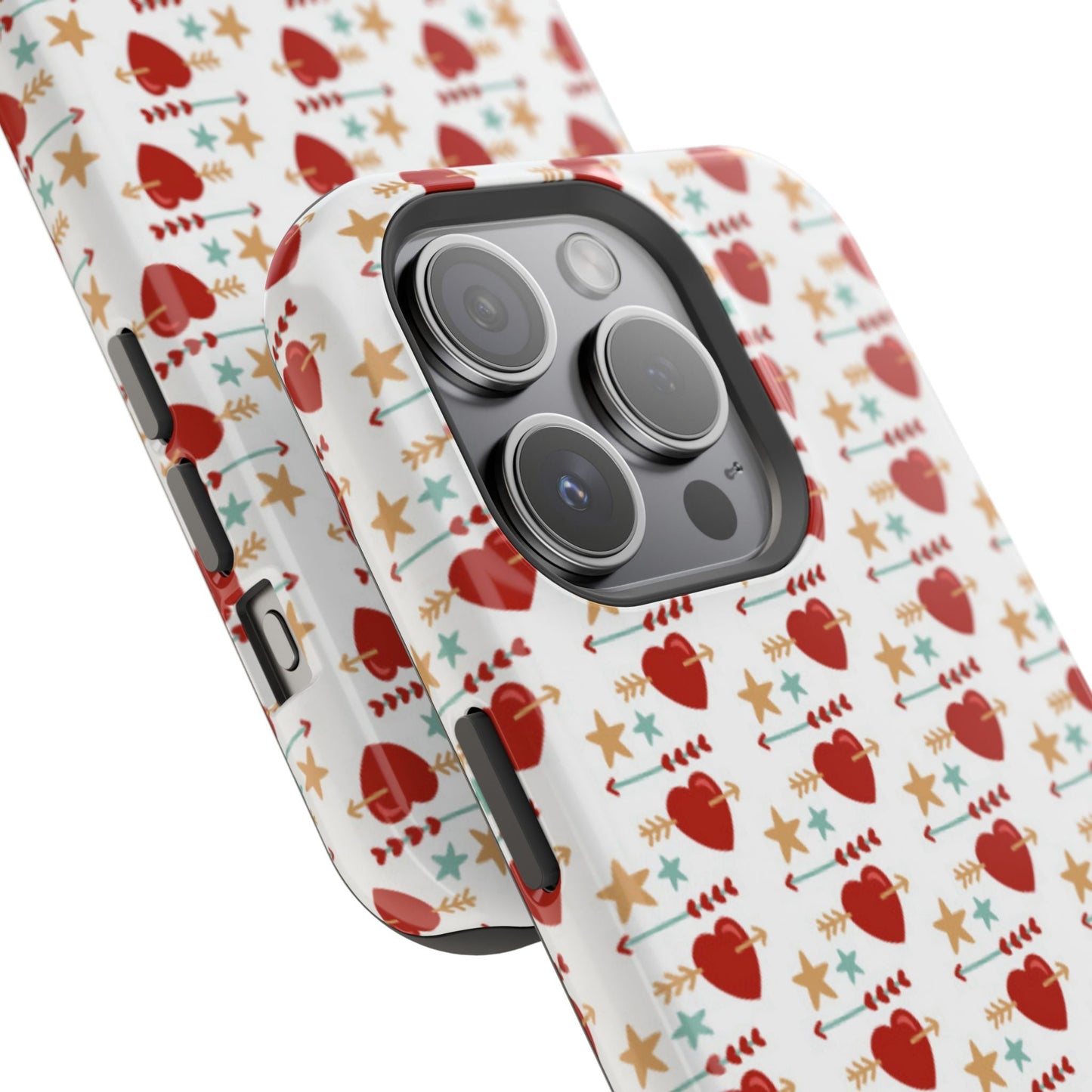 Retro Hearts and Stars - iPhone MagSafe Case - BOGO Cases